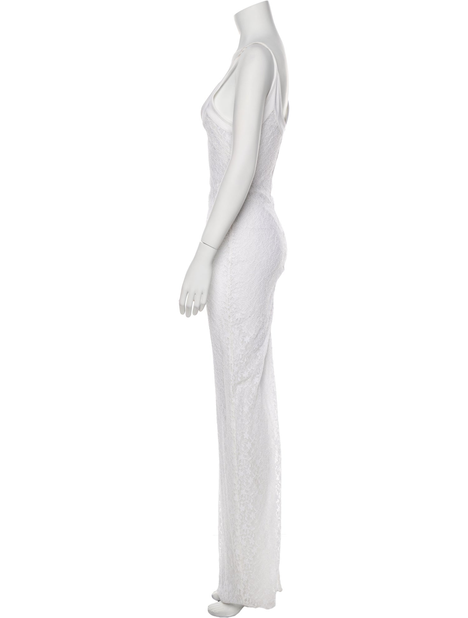 Givenchy Scoop Neck Long Dress