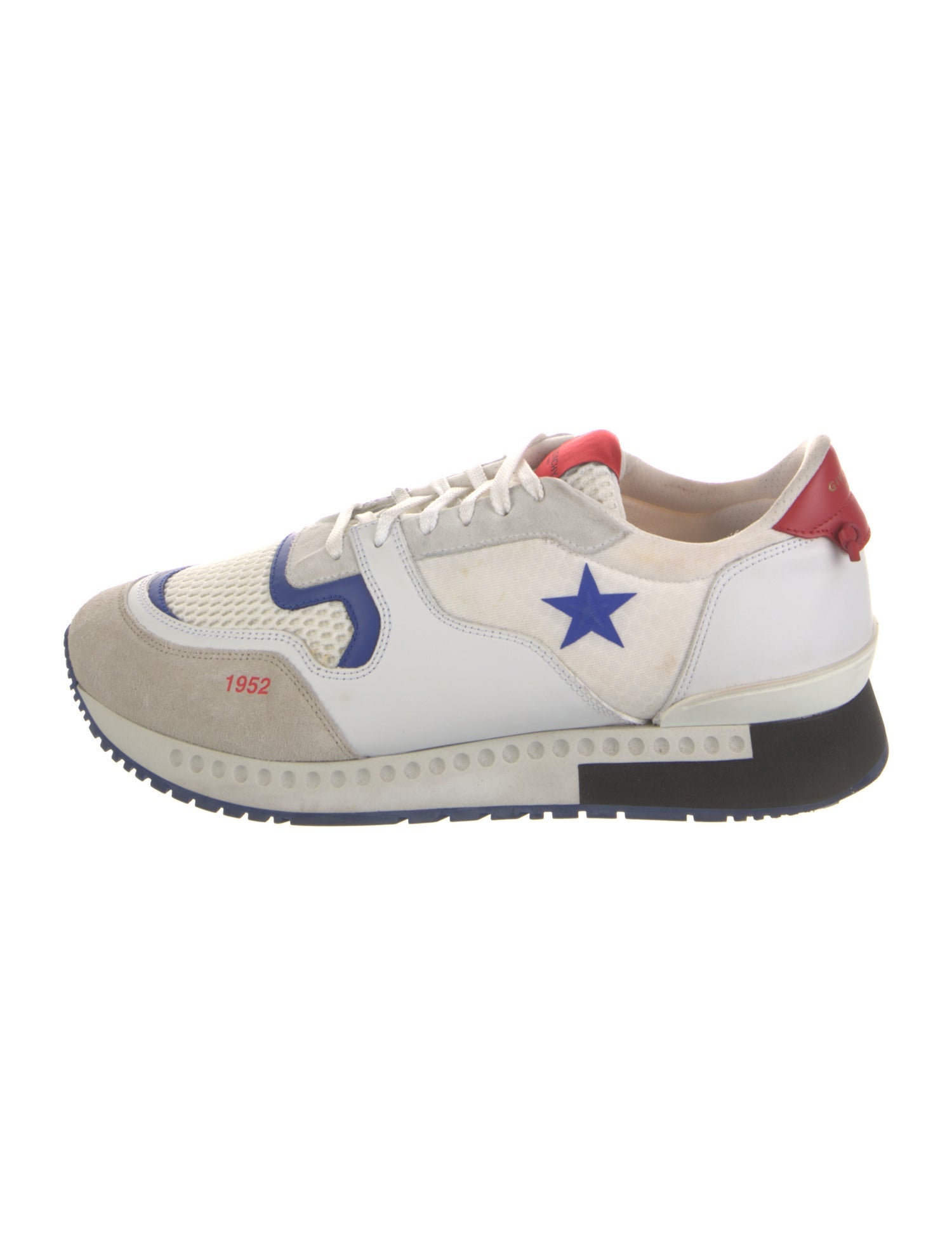 Givenchy Leather Printed Athletic Sneakers