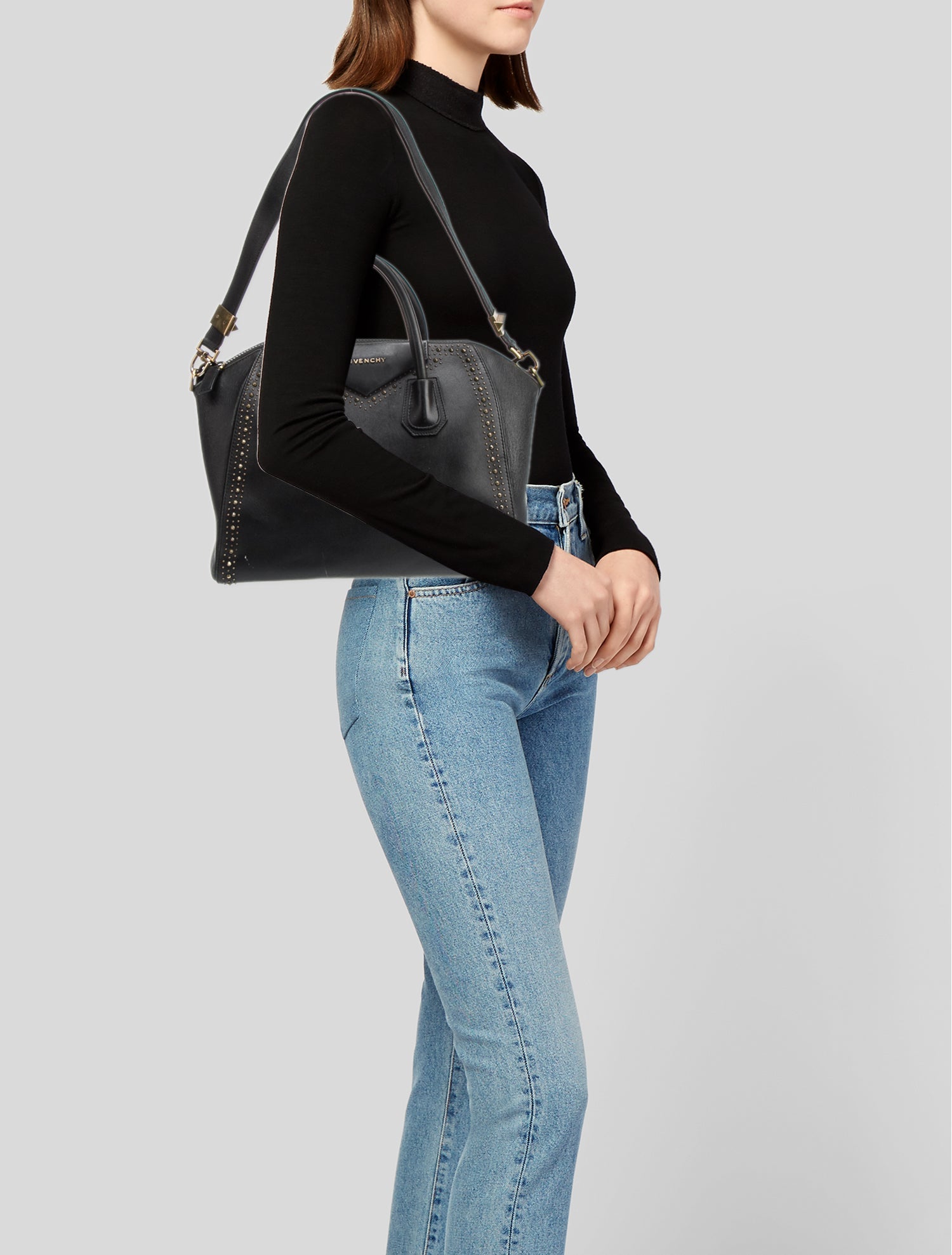 Givenchy Leather Top Handle Bag