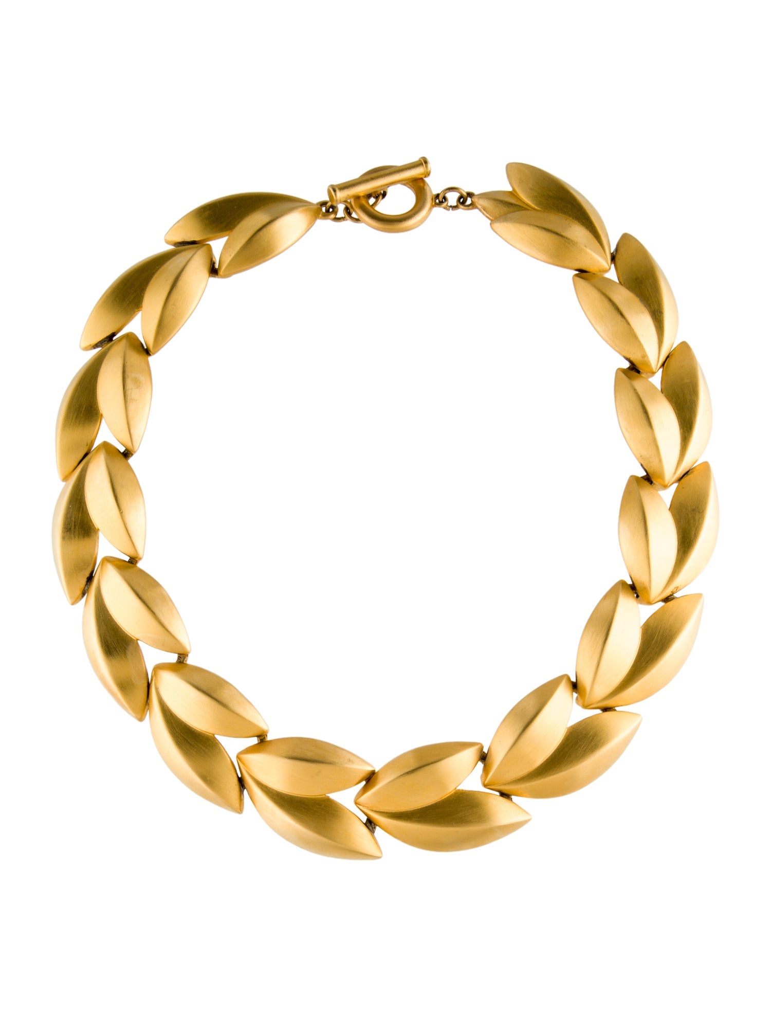 Givenchy Vintage Leaf Collar Necklace