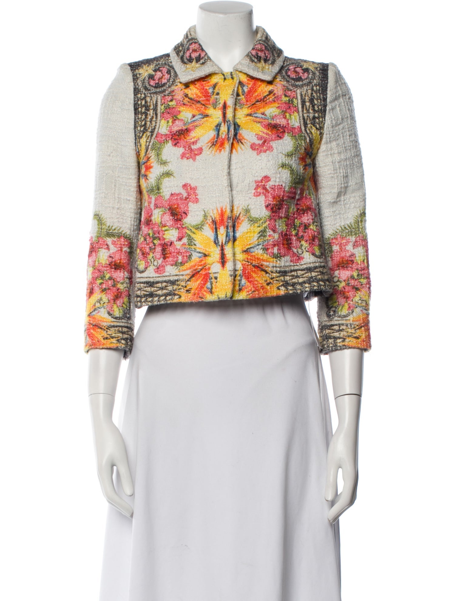 Givenchy Floral Print Evening Jacket