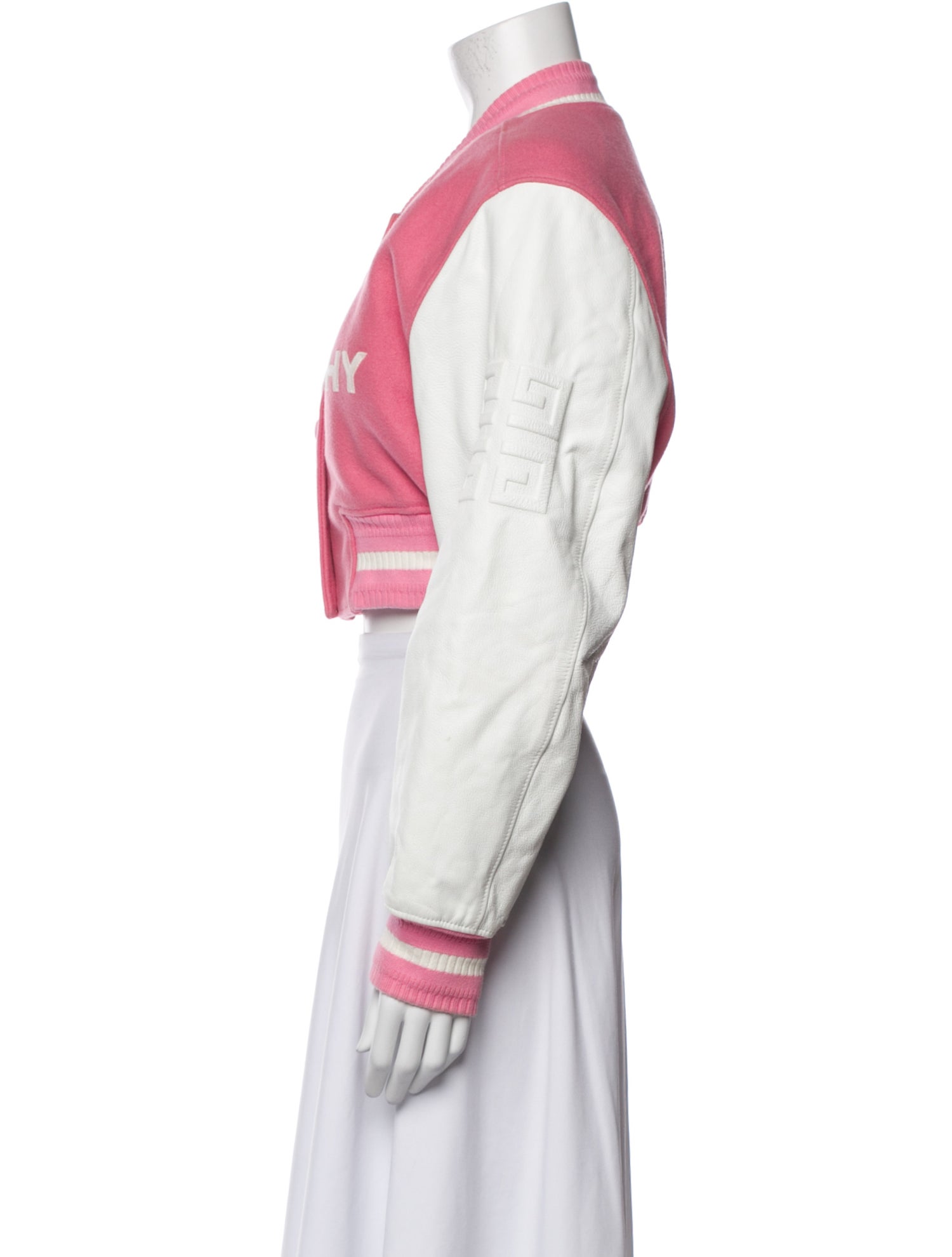 Givenchy Wool Graphic Print Bomber Jacket