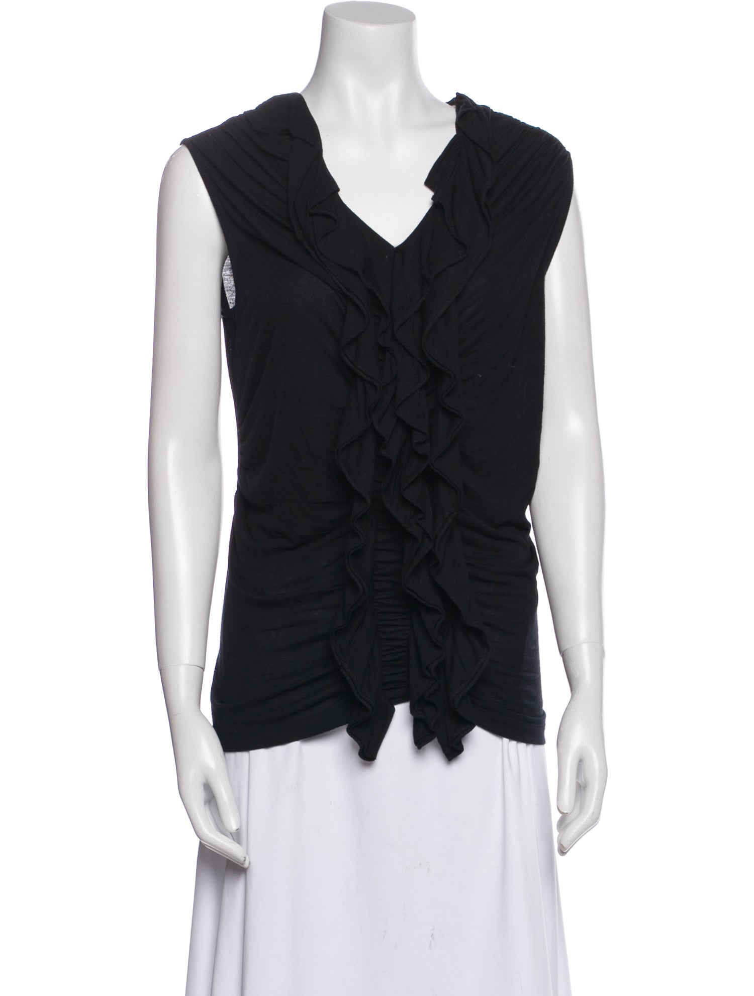 Givenchy V-Neck Sleeveless Top