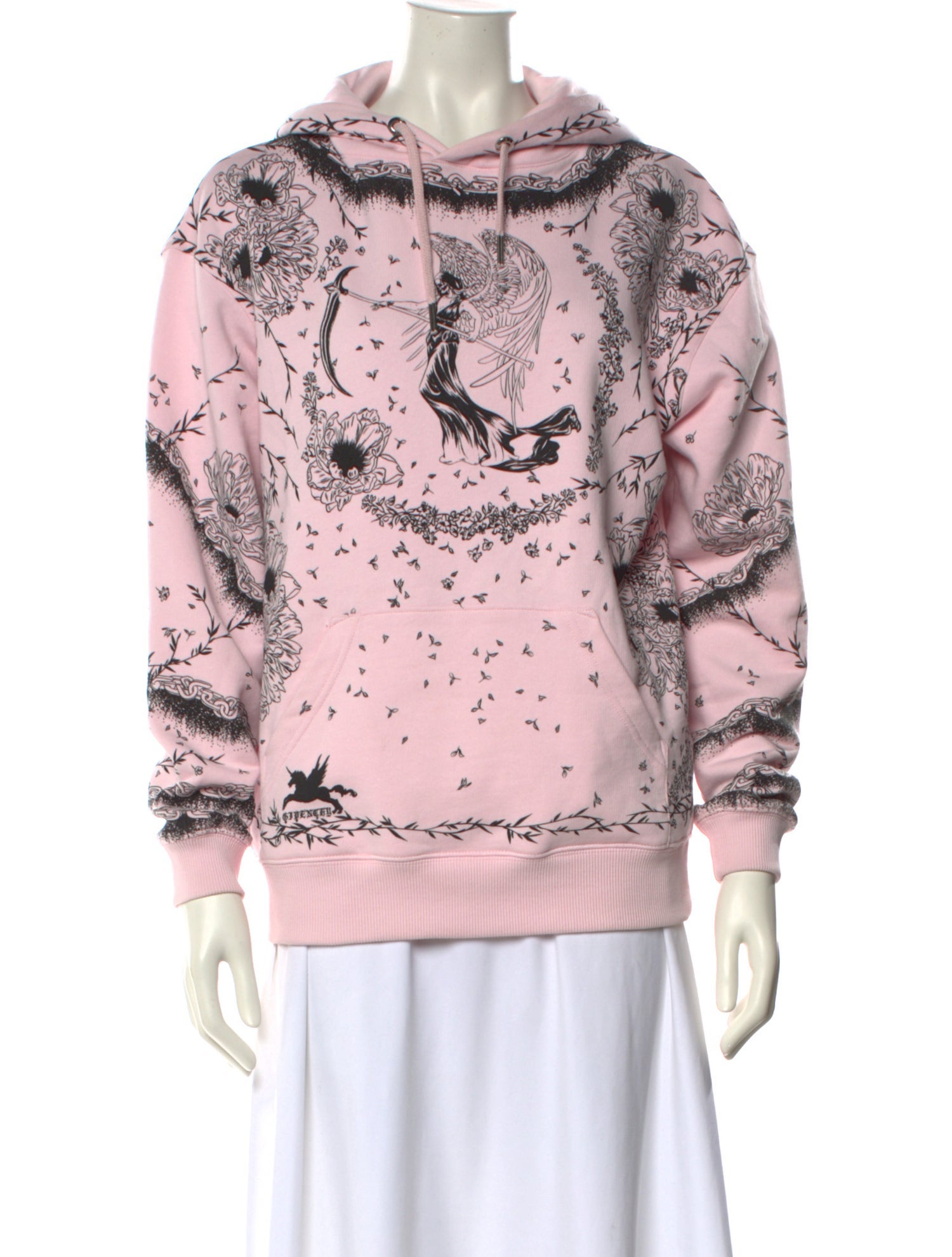 Givenchy Printed Cowl Neck Sweatshirt