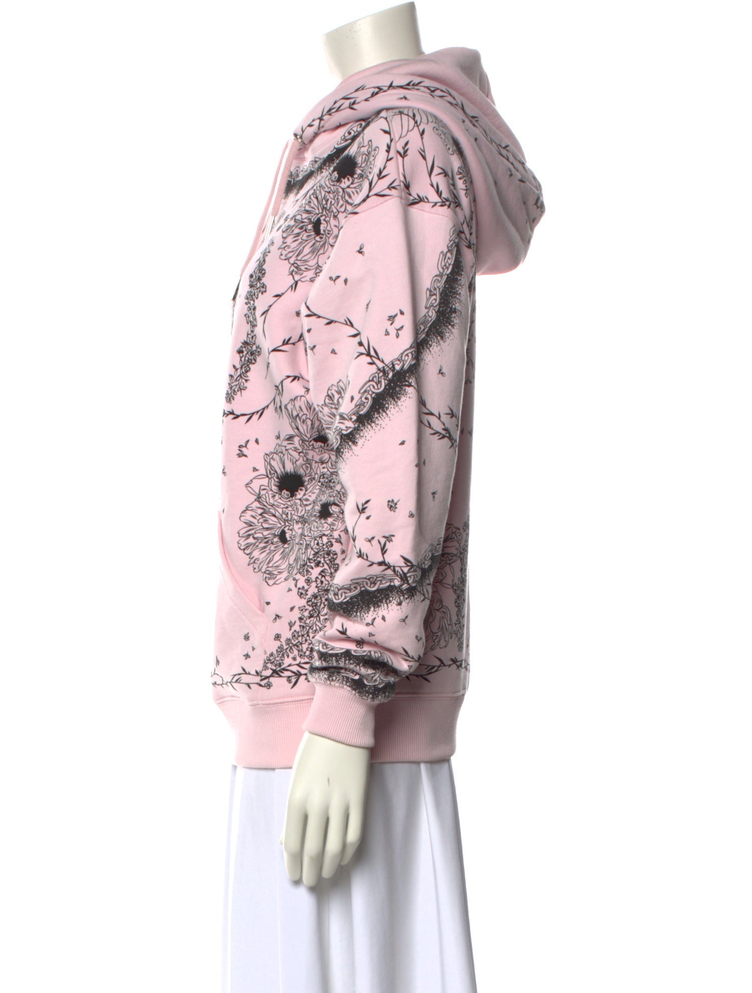 Givenchy Printed Cowl Neck Sweatshirt