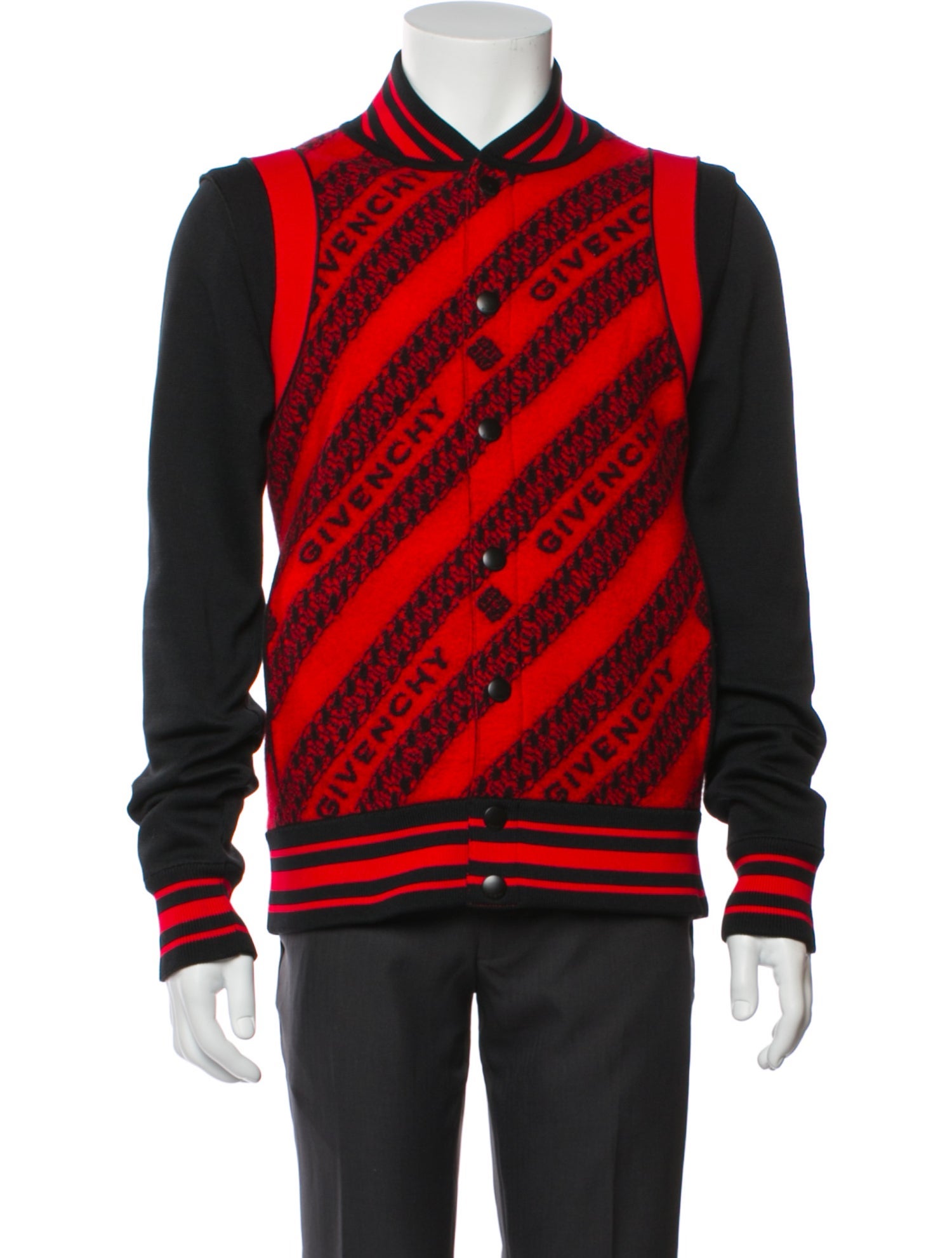 Givenchy Wool Striped Varsity Jacket
