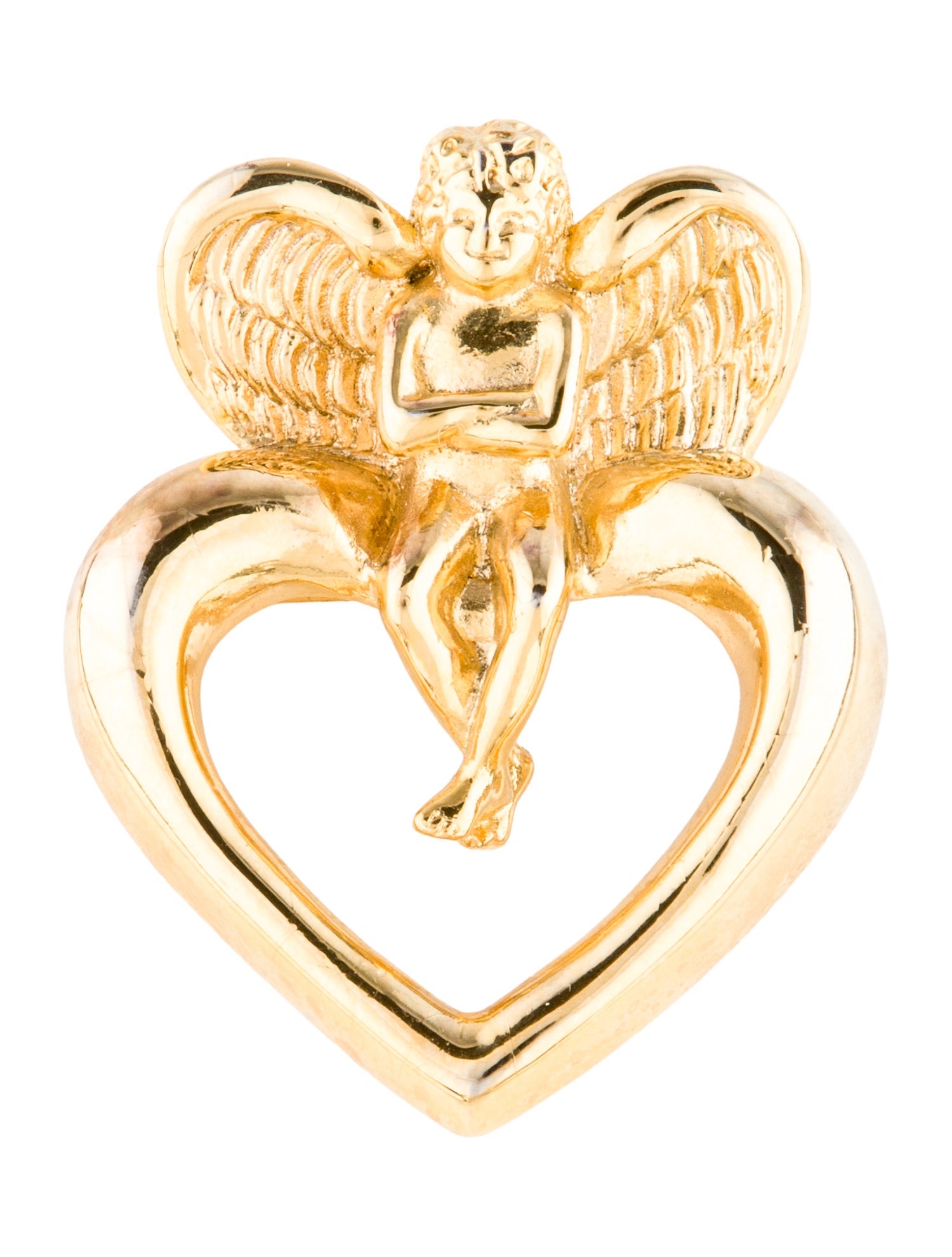 Givenchy Vintage Angel Heart Brooch