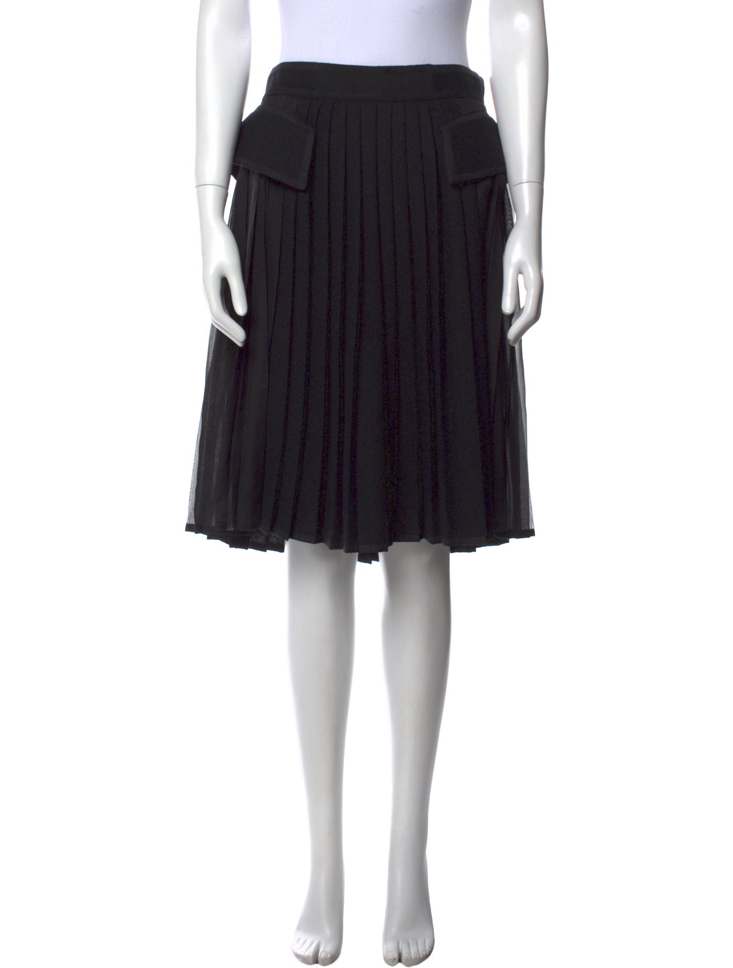 Givenchy Wool Knee-Length Skirt