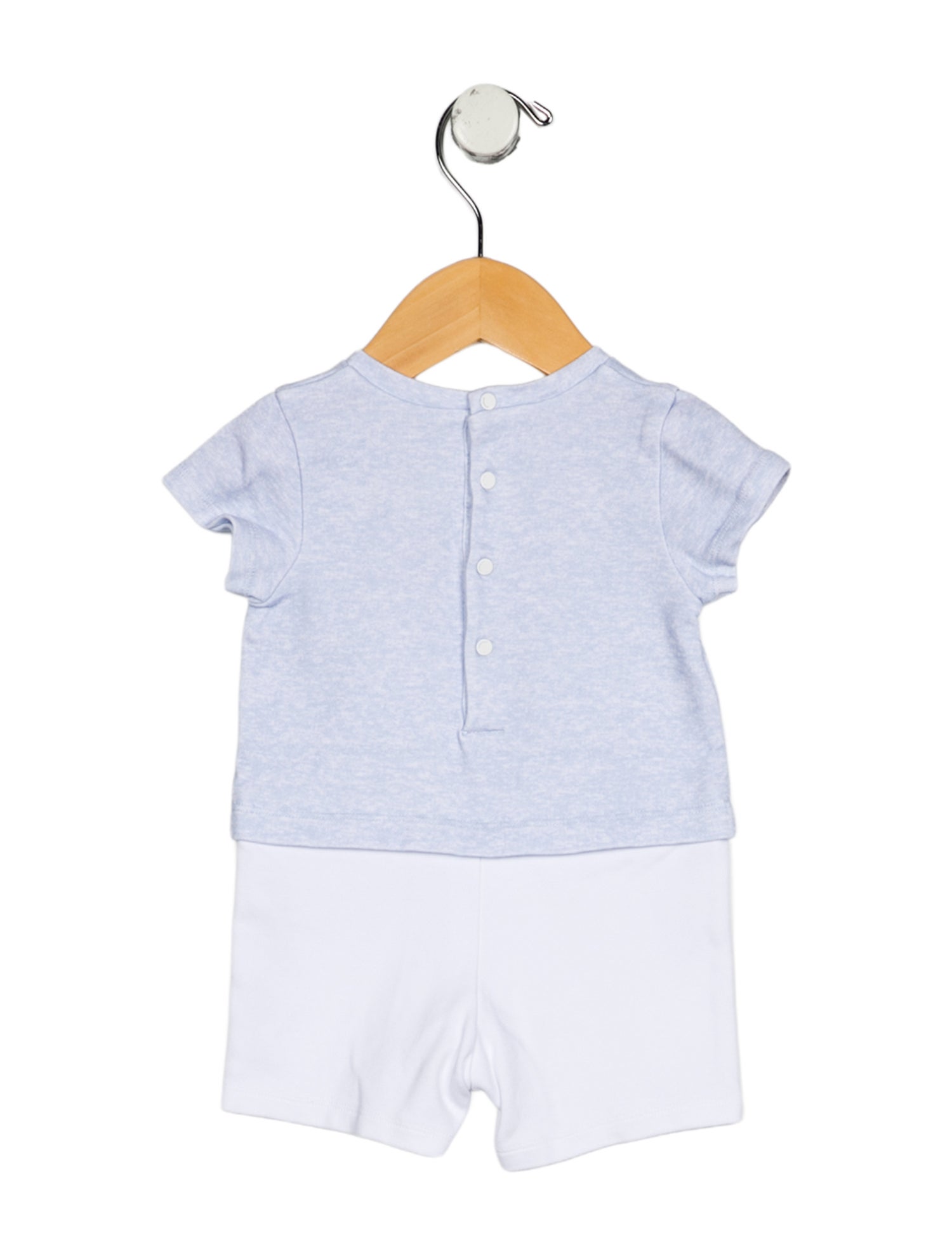 Givenchy Infant Boys' Embroidered Short Sleeve One-Piece