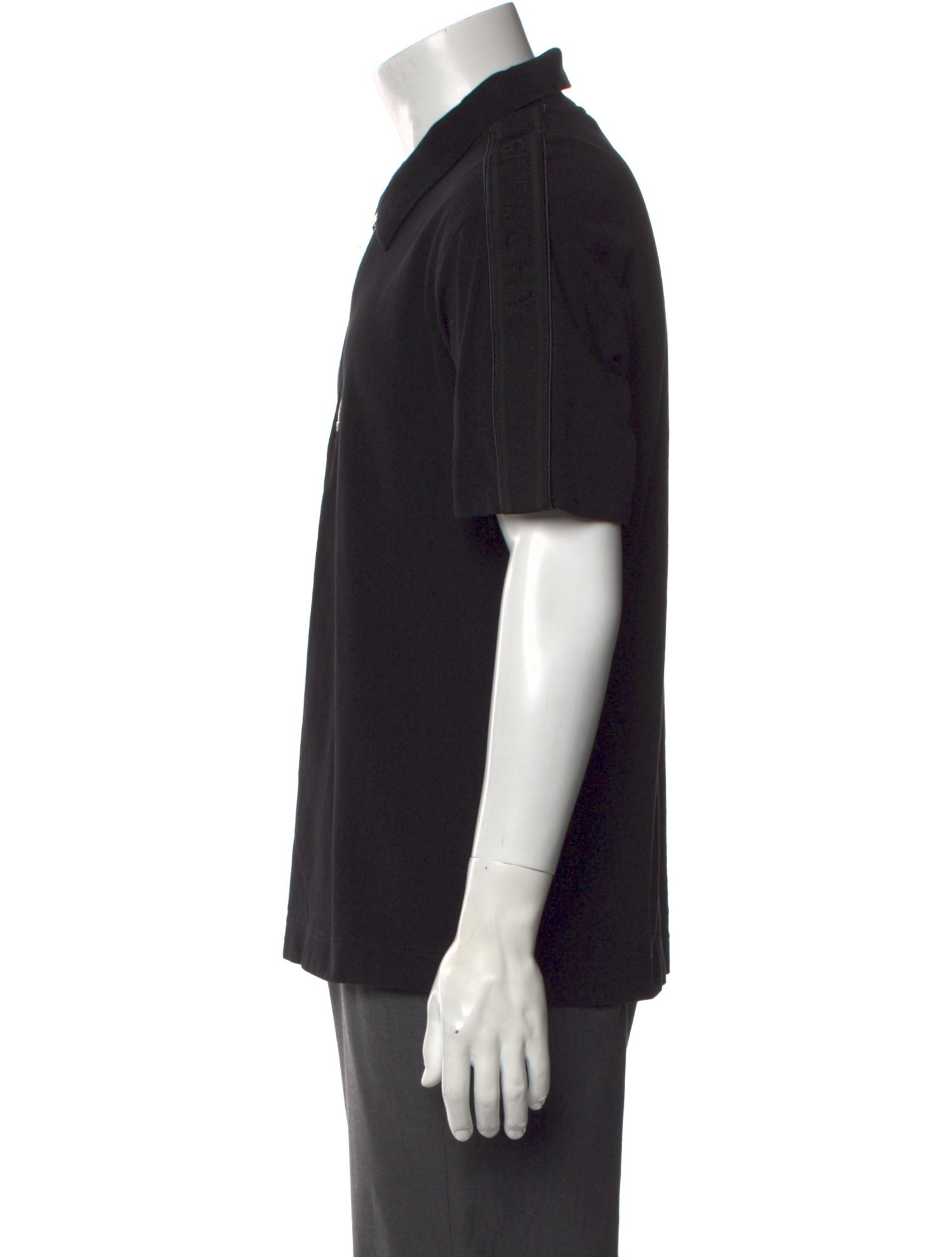 Givenchy Signature Logo Collar Polo Shirt