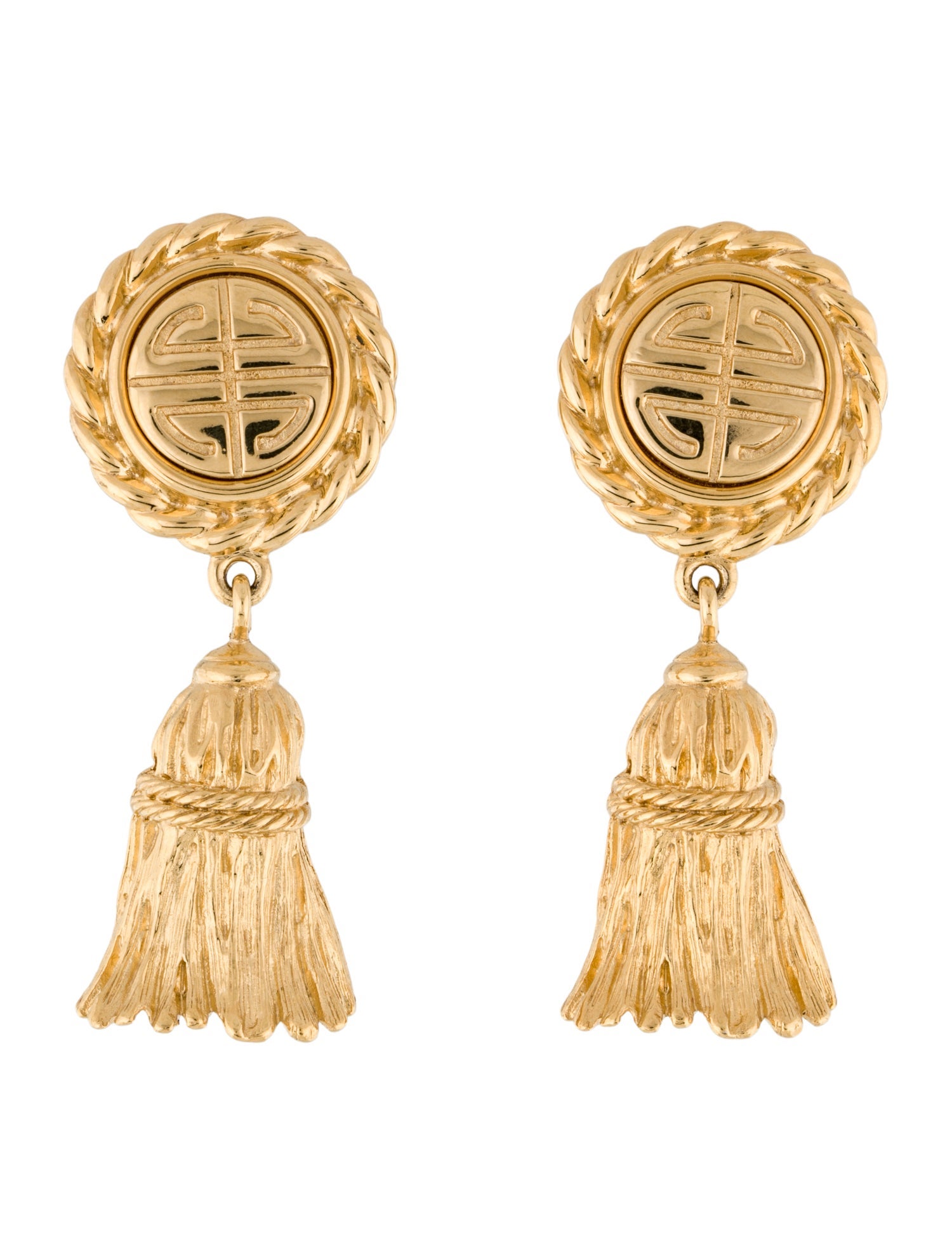 Givenchy Clip On Drop Earrings