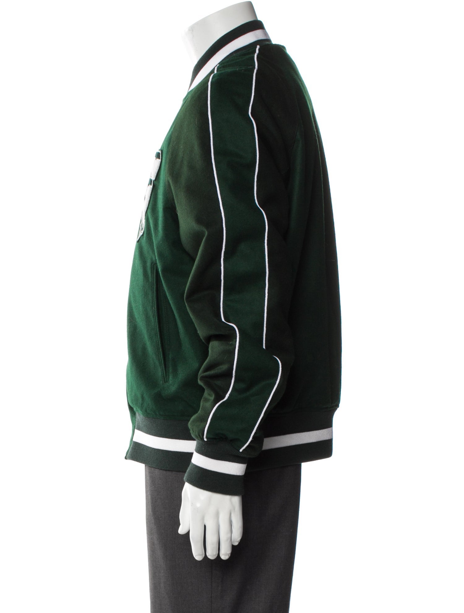 Givenchy Wool Graphic Print Varsity Jacket