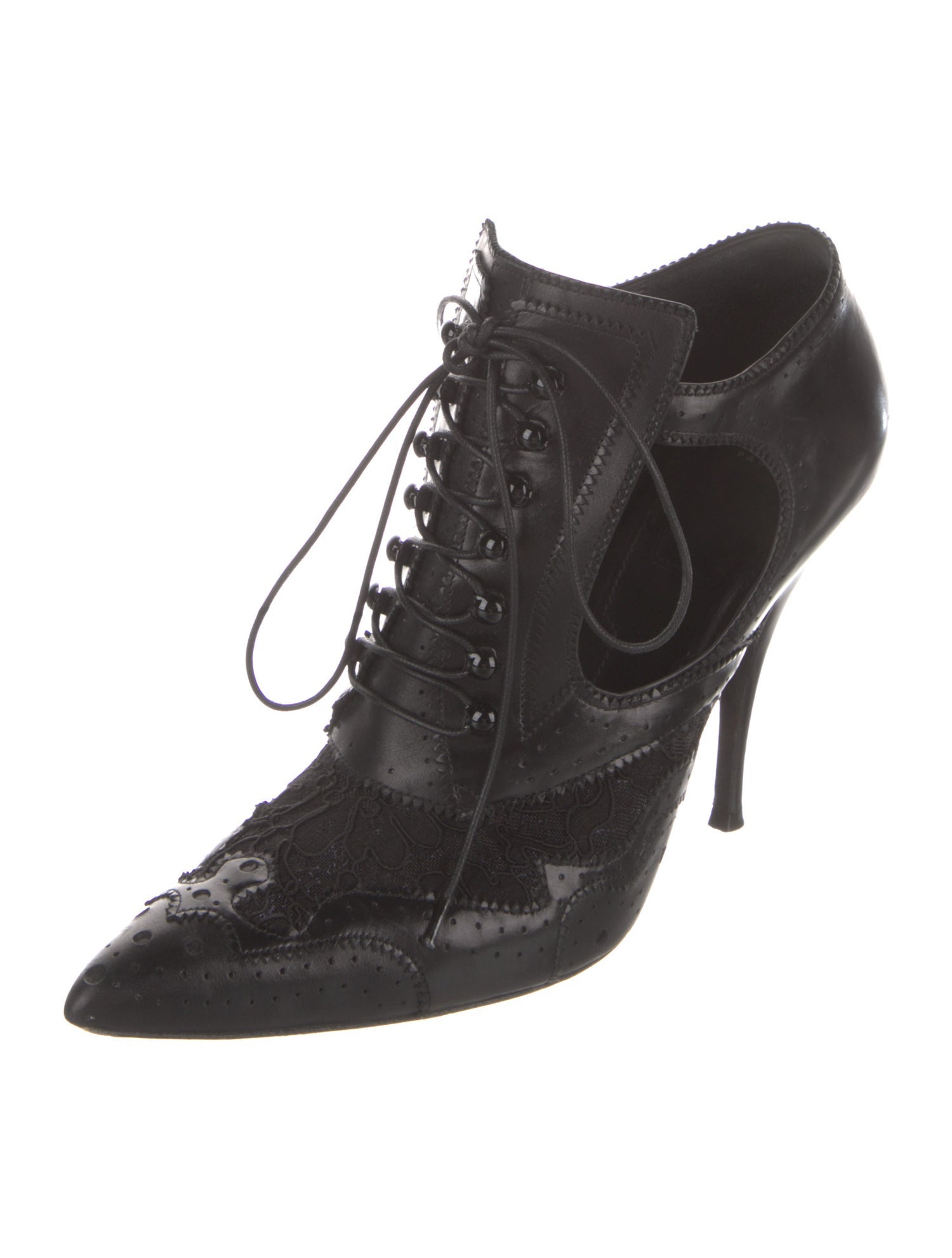 Givenchy Leather T-Strap Pumps