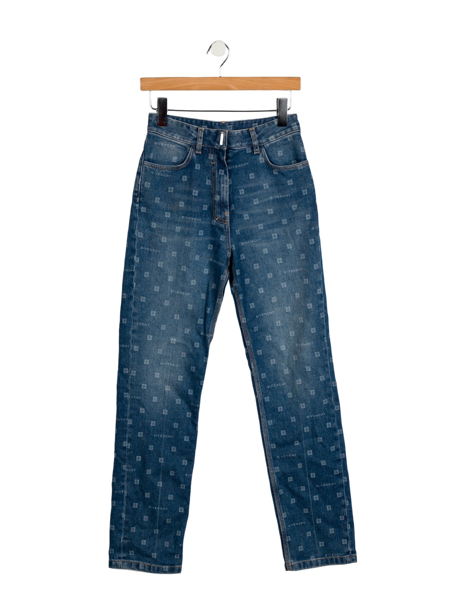 Givenchy High-Rise Straight Leg Jeans