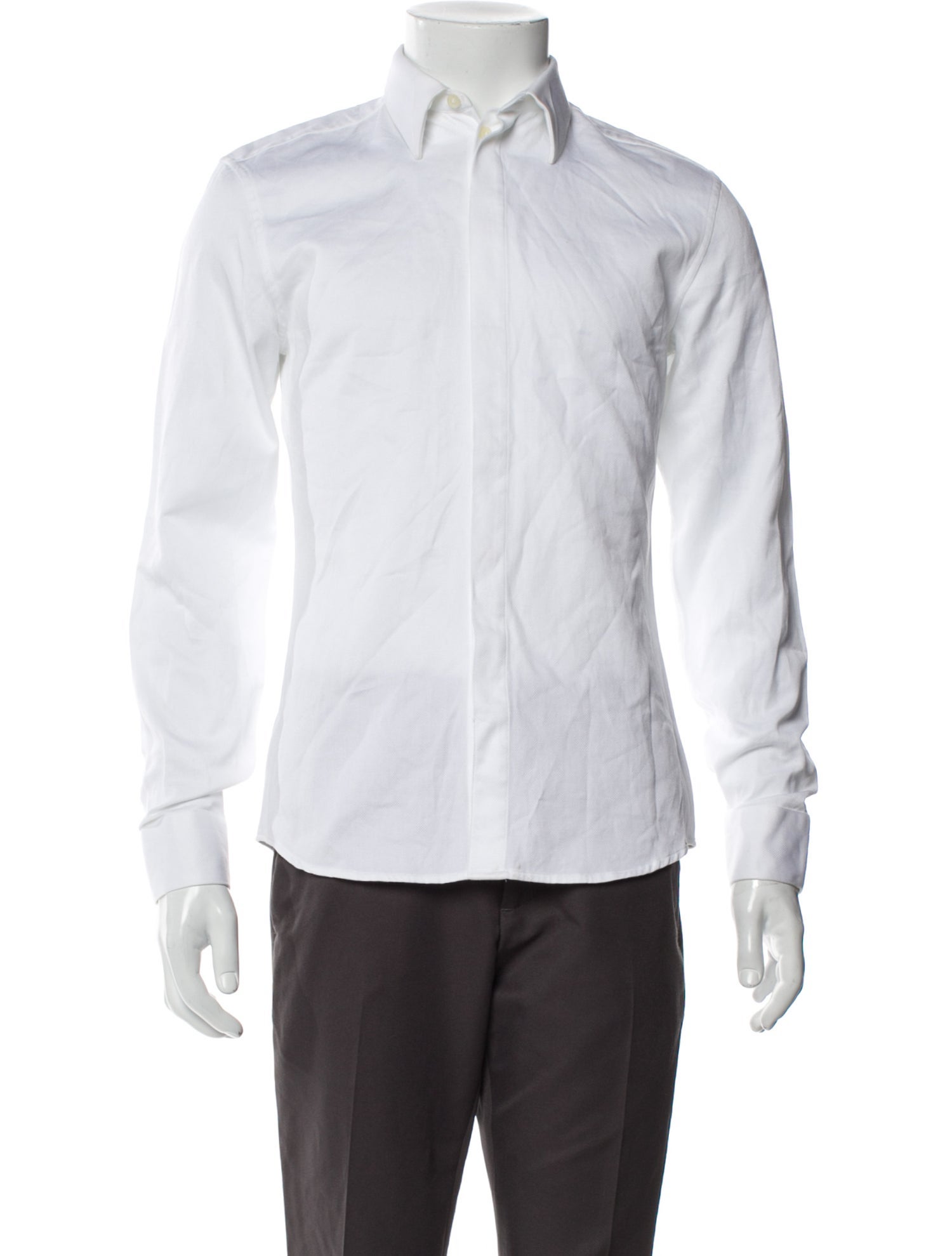 Givenchy Signature Logo Long Sleeve Dress Shirt