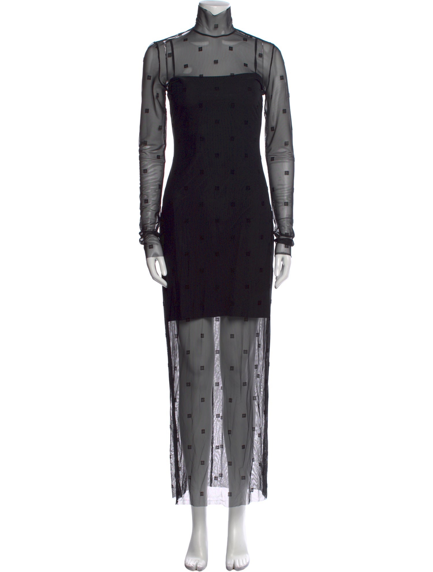 Givenchy Mesh Long Dress