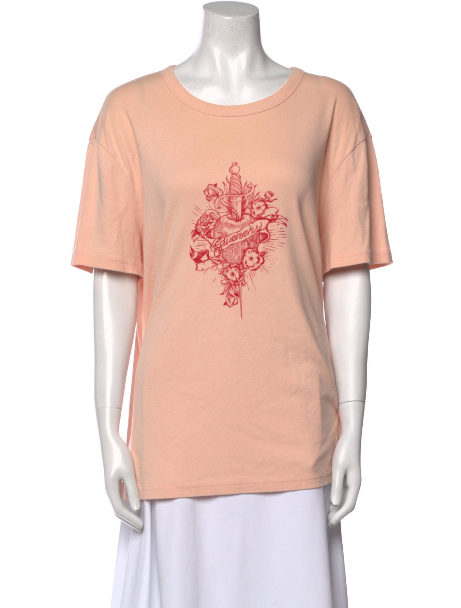 Givenchy Graphic Print Crew Neck T-Shirt