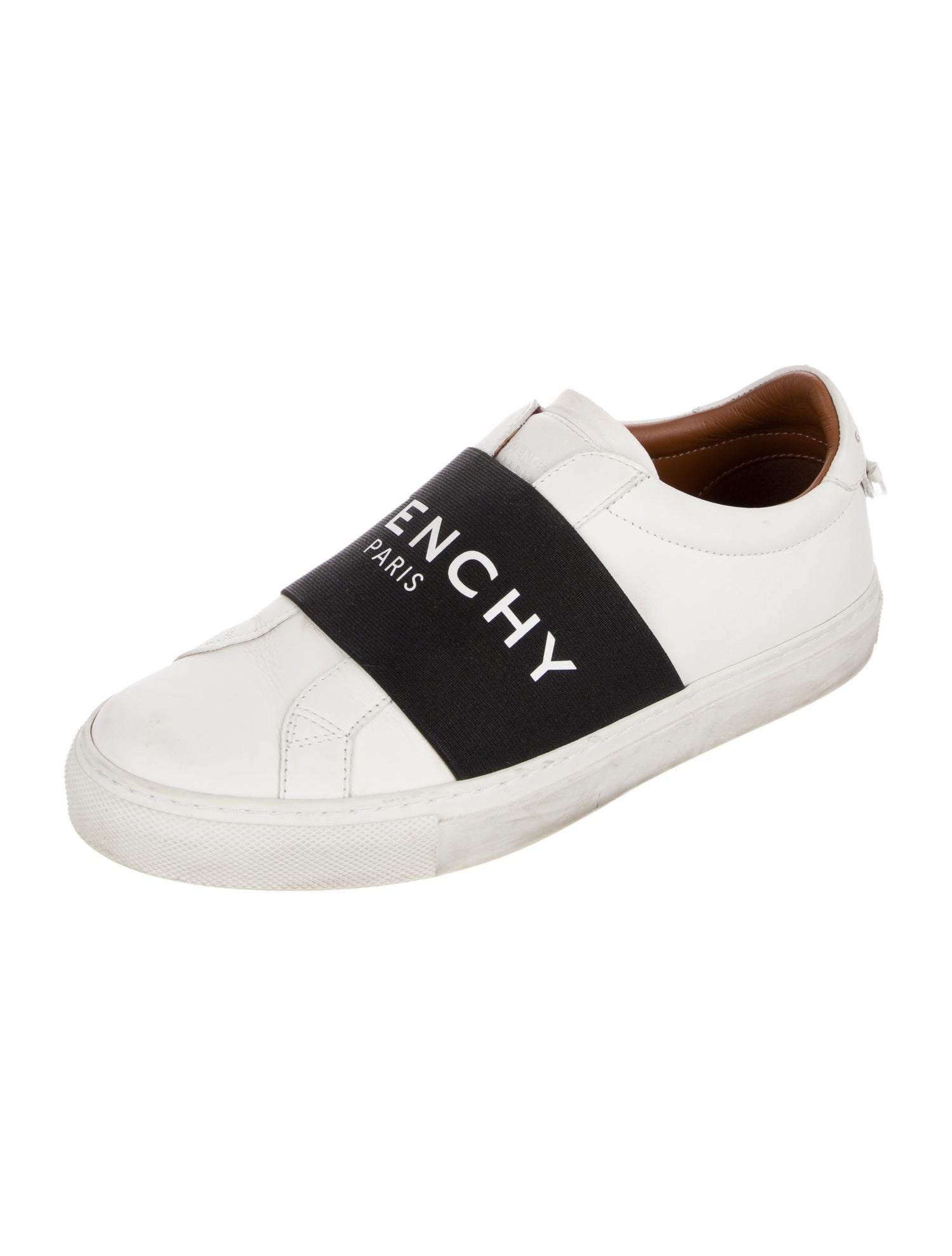 Givenchy Leather Graphic Print Sneakers