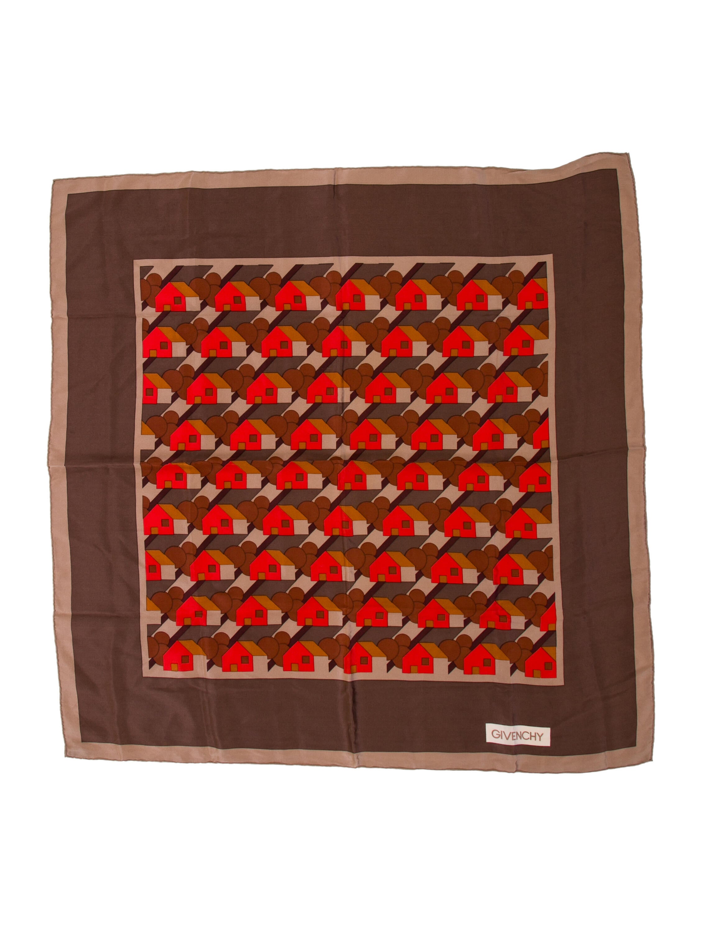 Givenchy Silk Printed Scarf