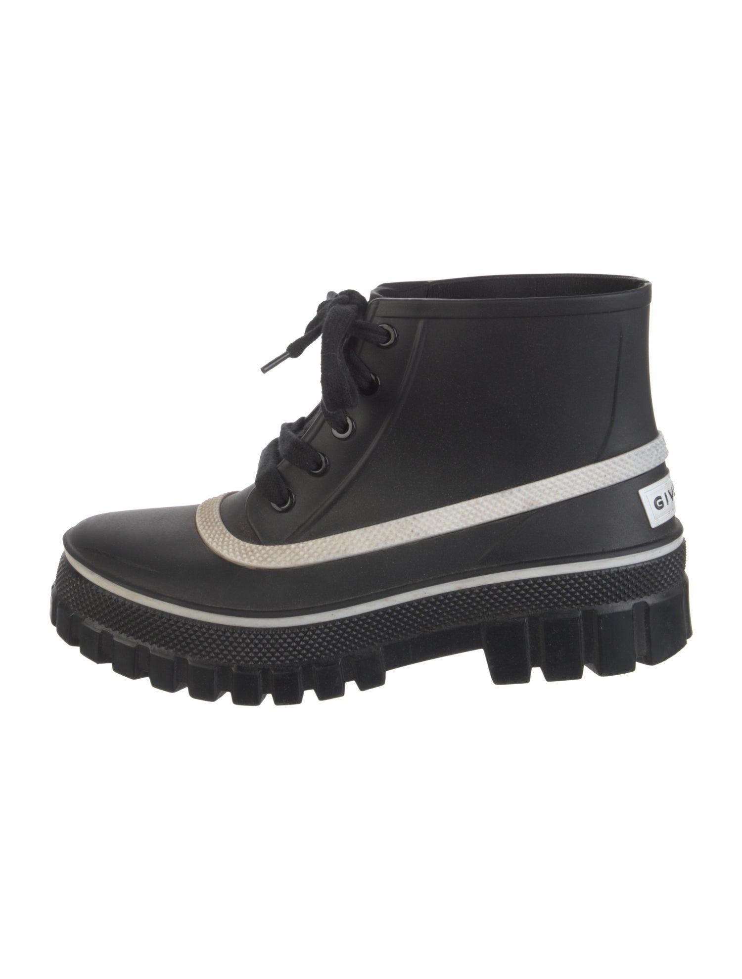 Givenchy Rubber Striped Rain Boots