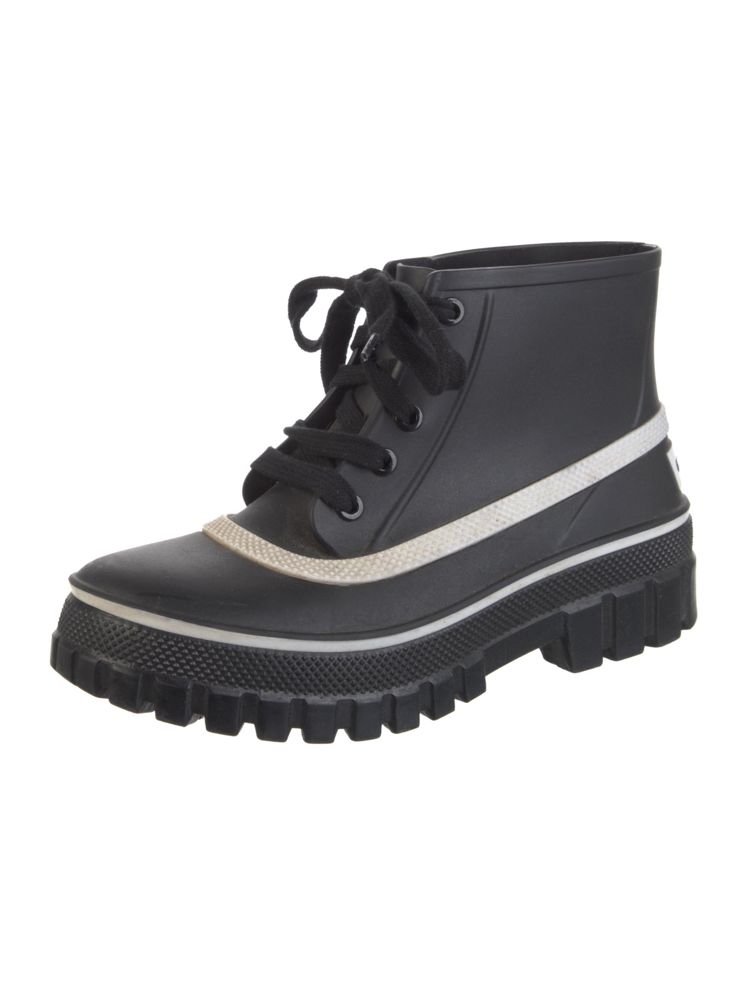 Givenchy Rubber Striped Rain Boots