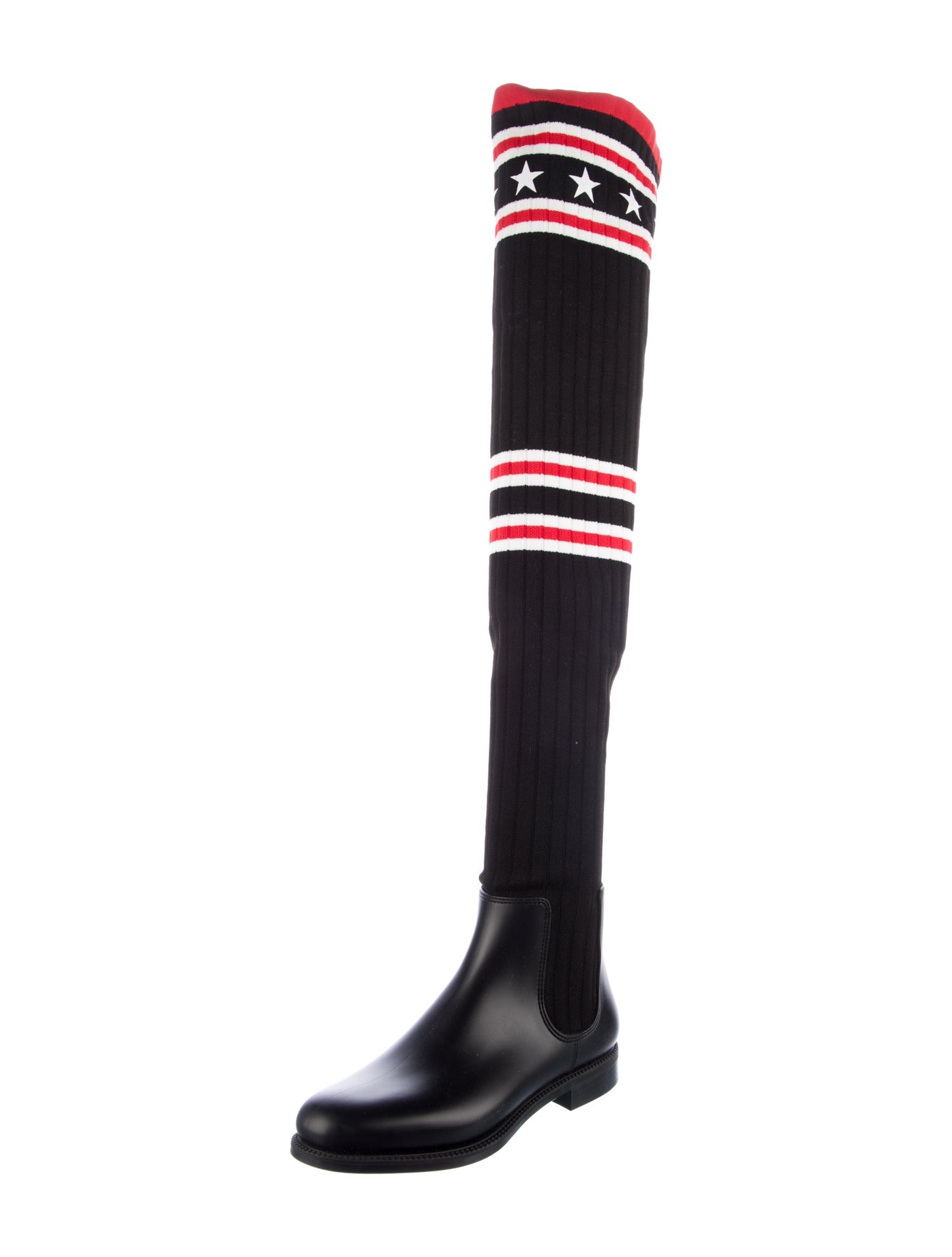 Givenchy Leather Printed Sock Boots
