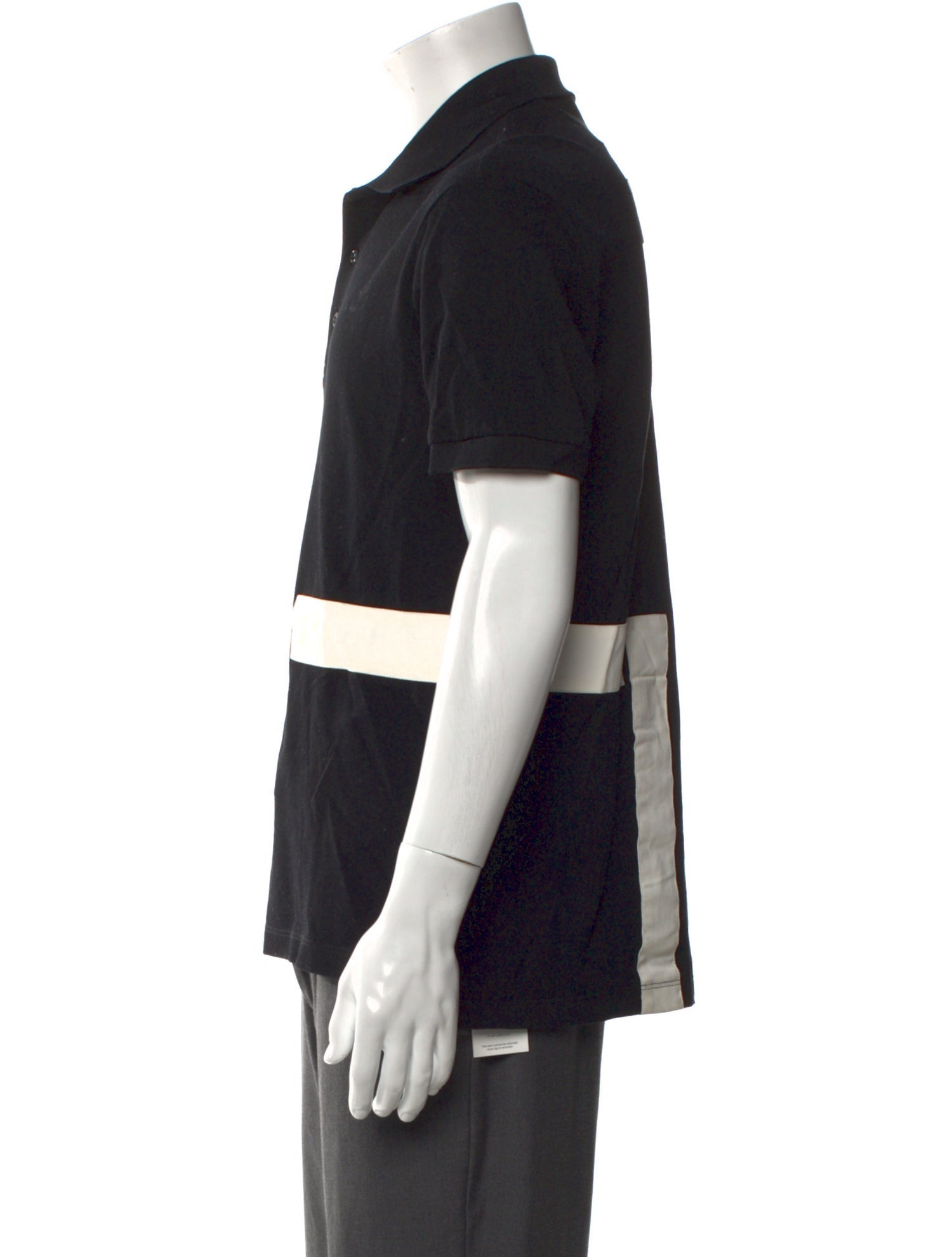 Givenchy Colorblock Pattern Collar Polo Shirt