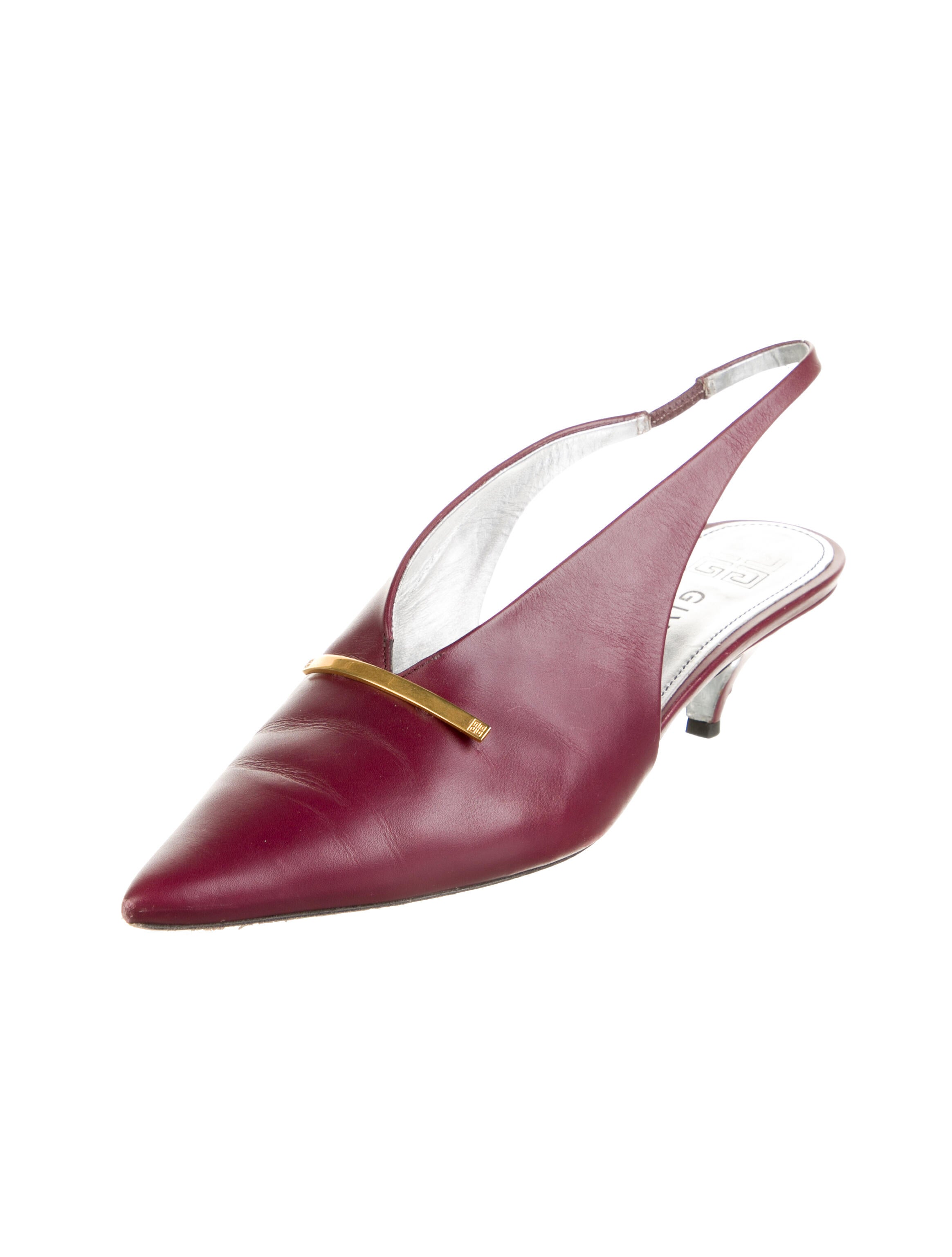 Givenchy Leather Slingback Pumps