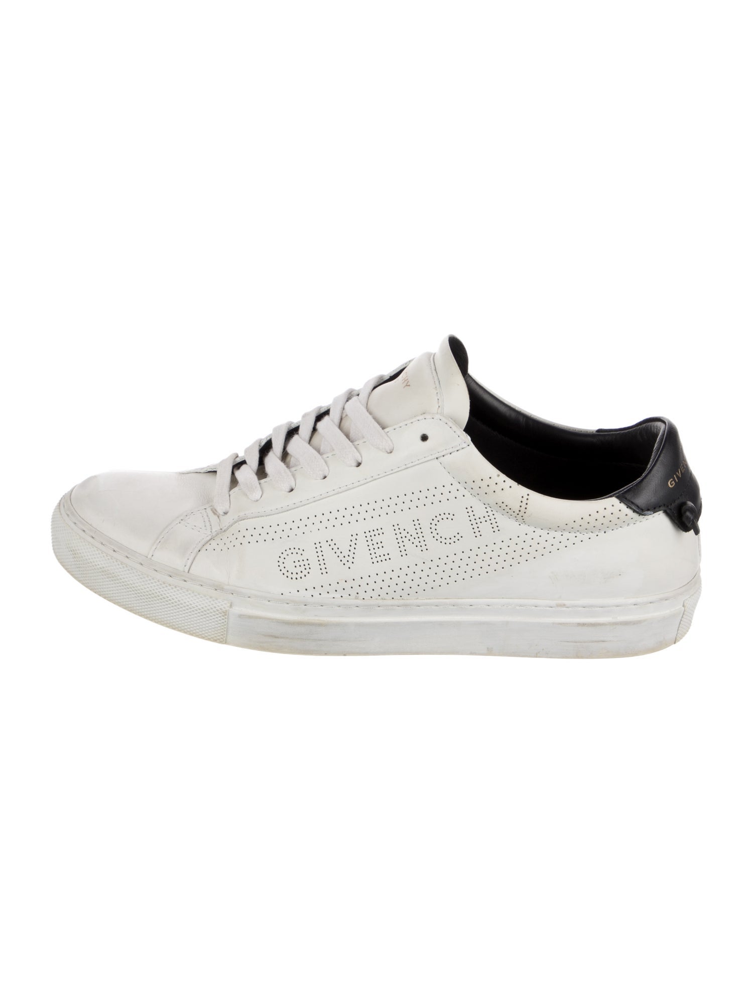 Givenchy Leather Colorblock Pattern Sneakers