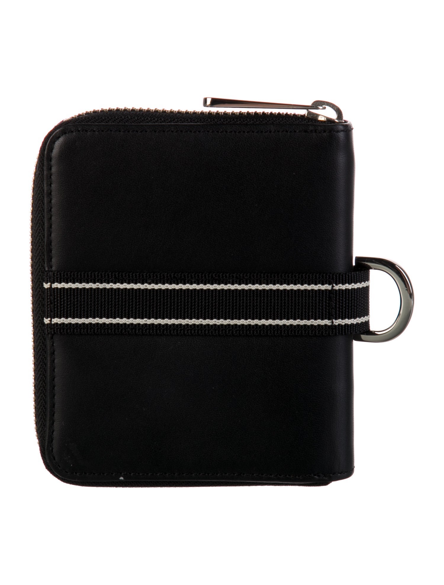 Givenchy Leather Graphic Print Compact Wallet