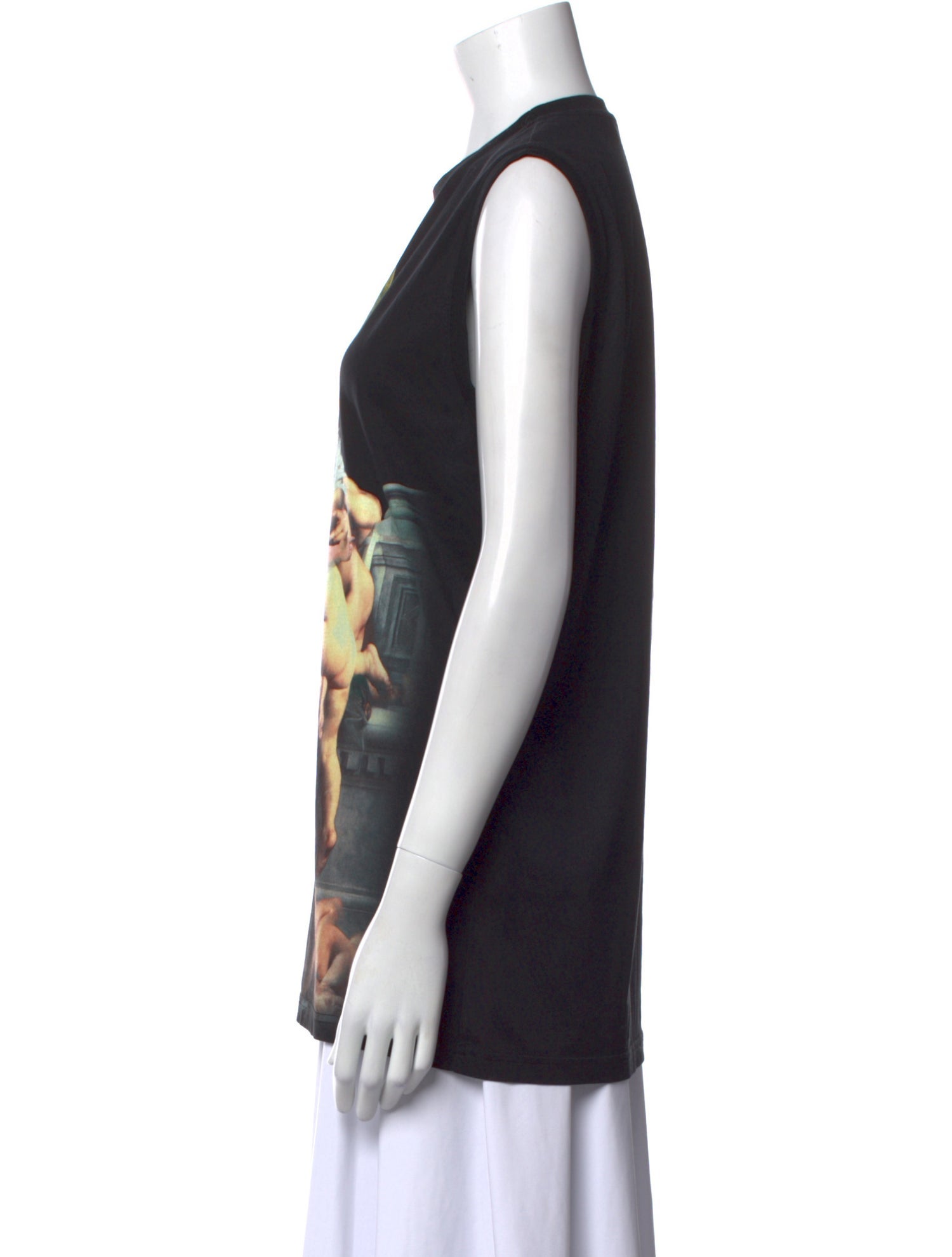 Givenchy Graphic Print Crew Neck Top