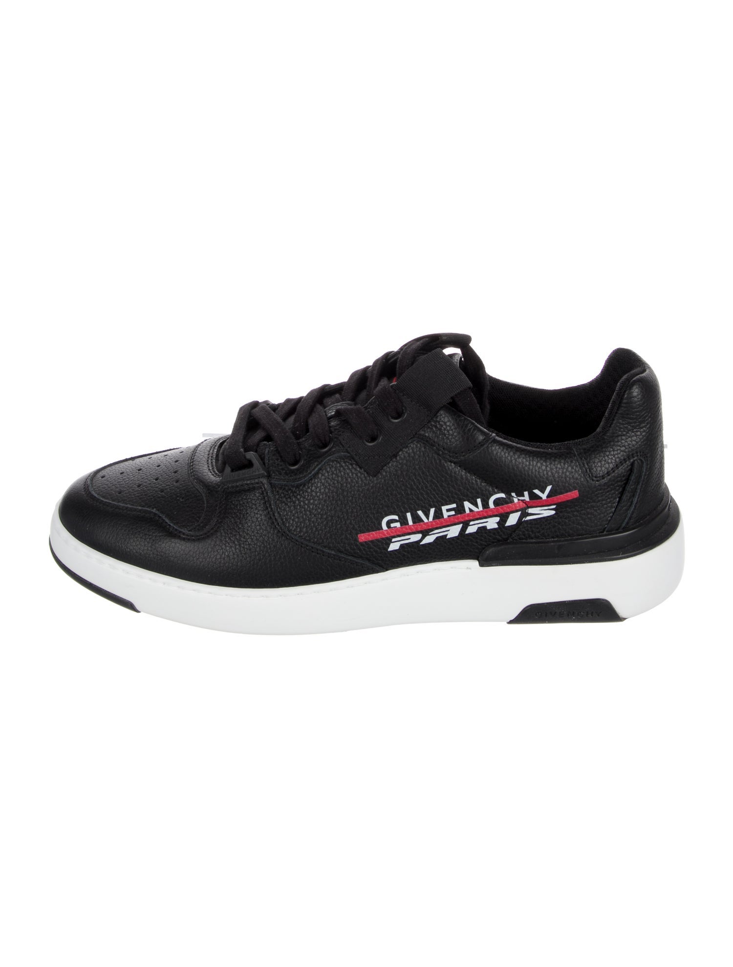 Givenchy Leather Graphic Print Sneakers
