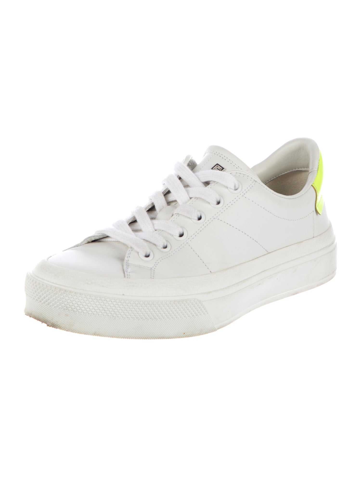 Givenchy Leather Graphic Print Sneakers