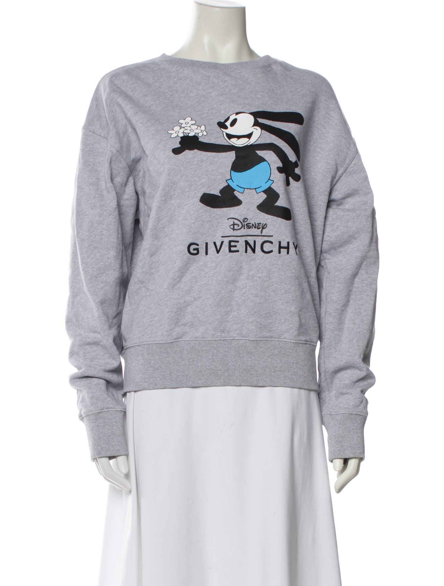 Givenchy Graphic Print Crew Neck Sweatshirt