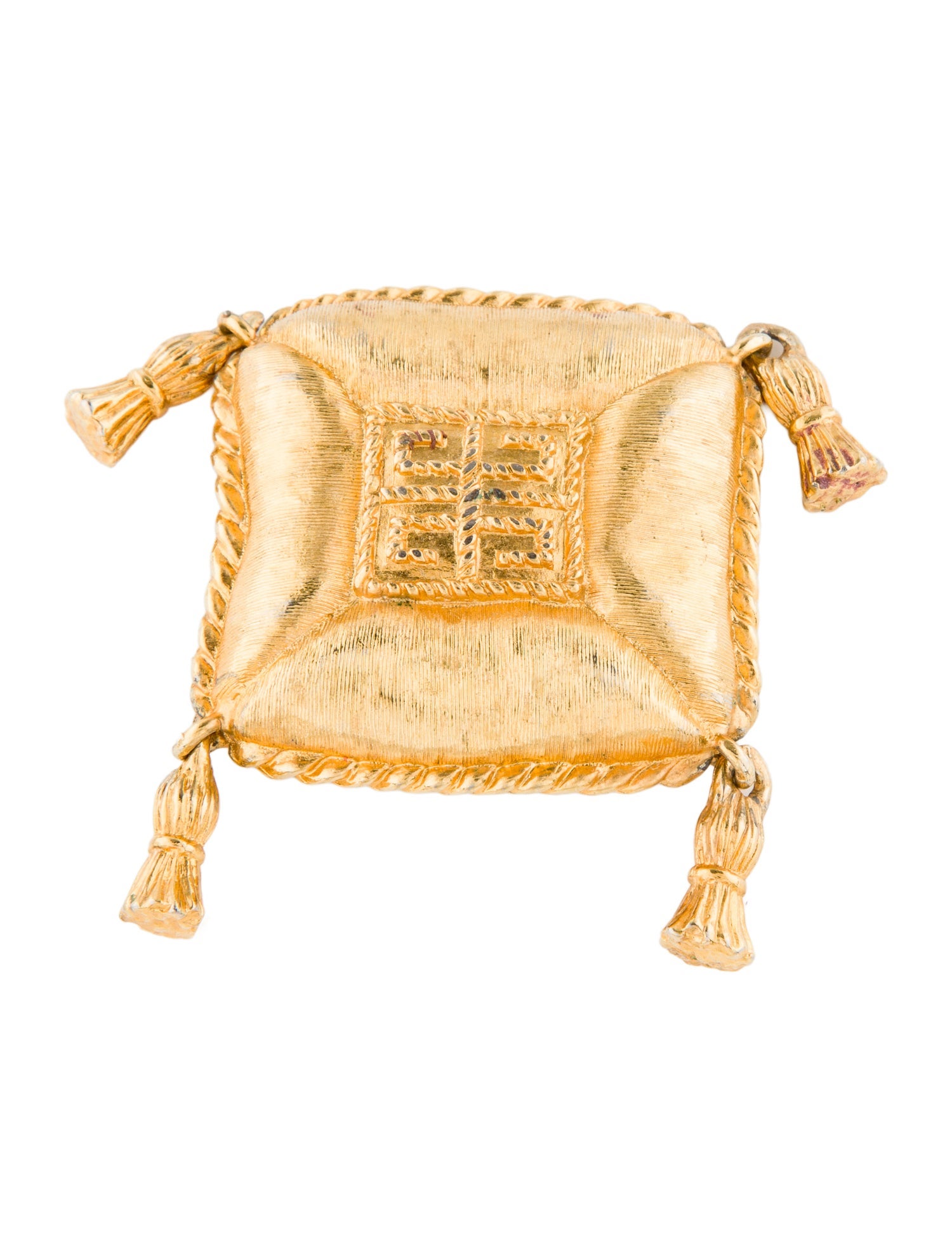 Givenchy Vintage Pillow Pin Brooch