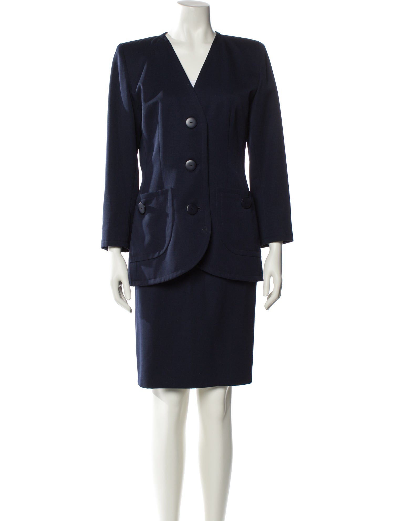 Givenchy Wool Skirt Suit