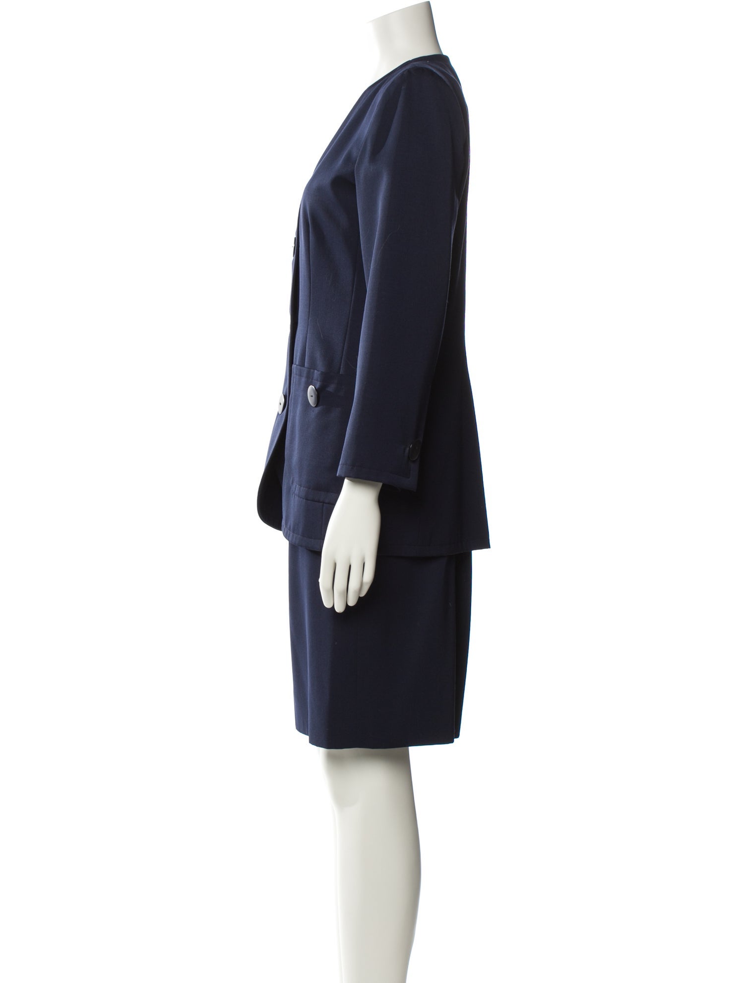 Givenchy Wool Skirt Suit
