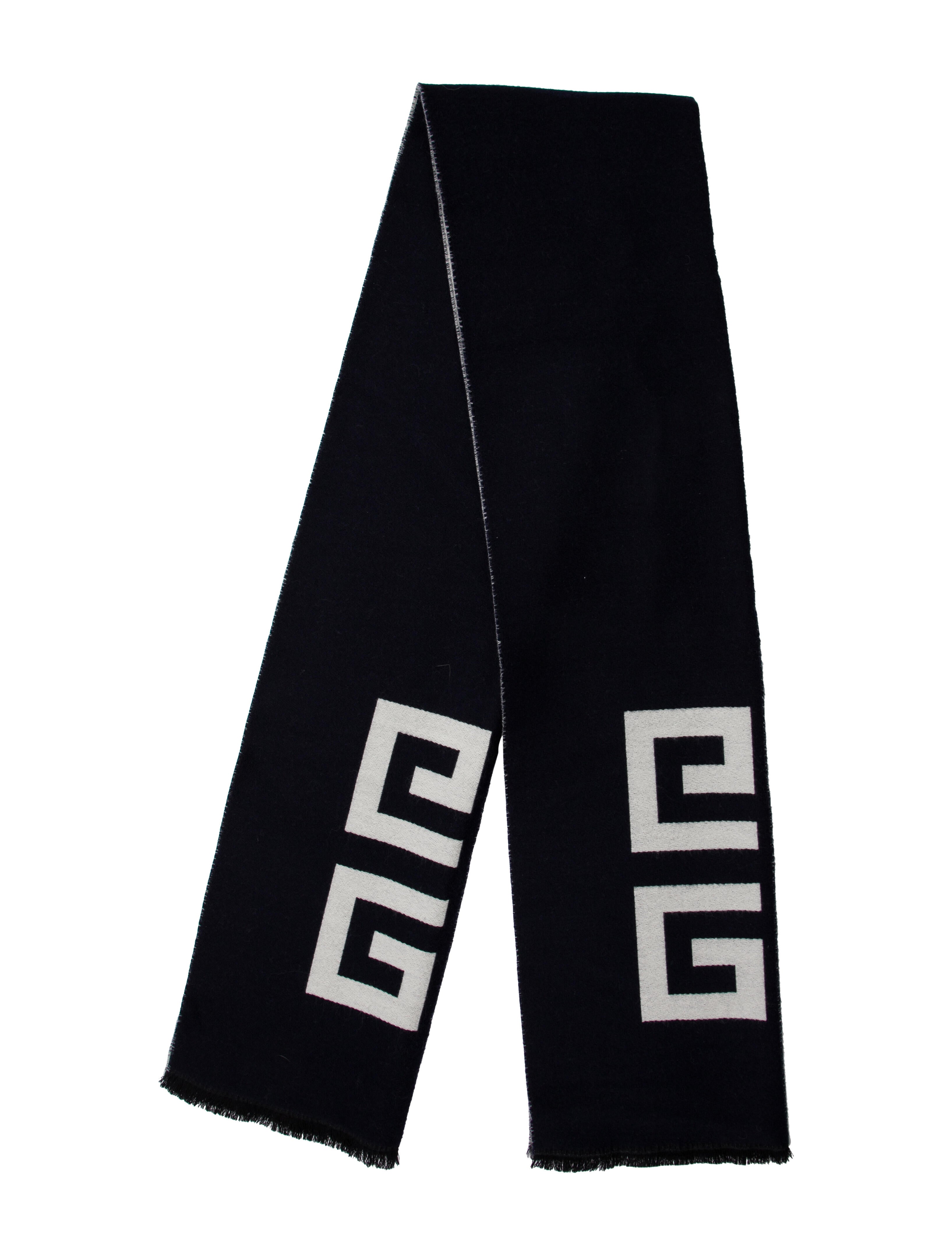 Givenchy Wool Graphic Print Scarf w/ Tags