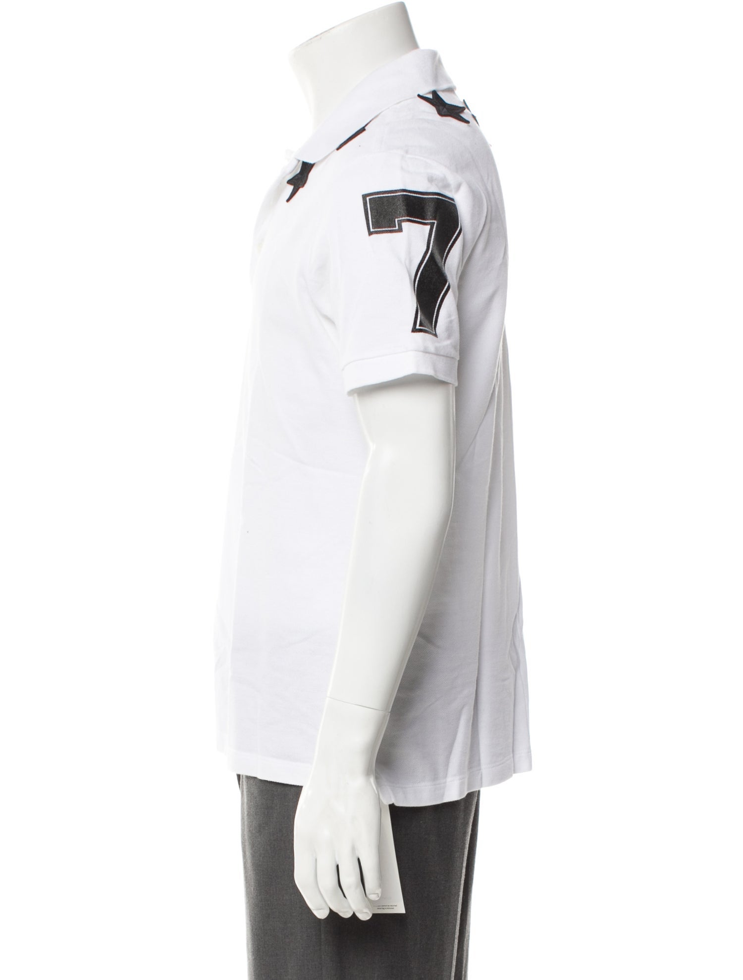 Givenchy Graphic Print Collar Polo Shirt