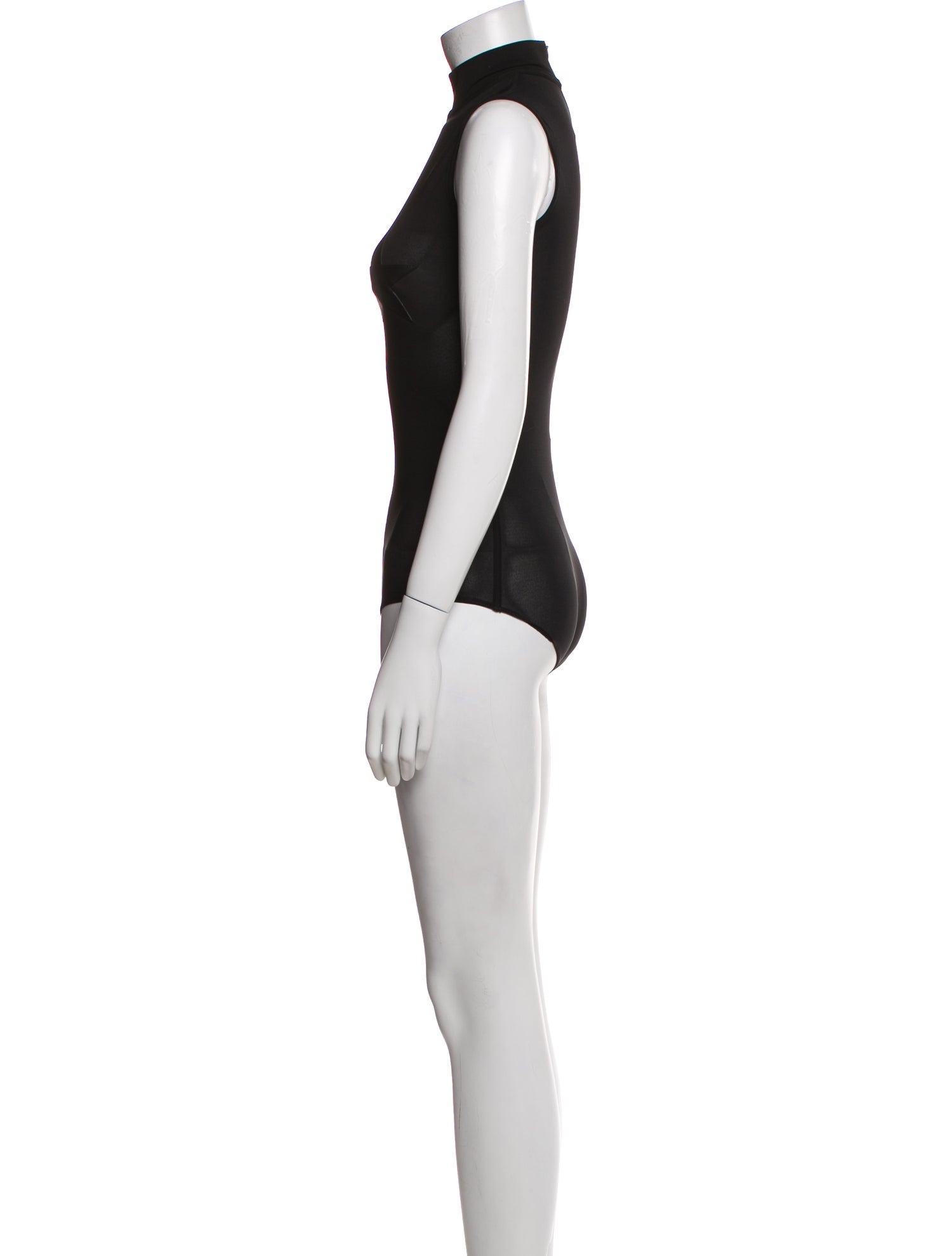 Givenchy Mock Neck Sleeveless Bodysuit