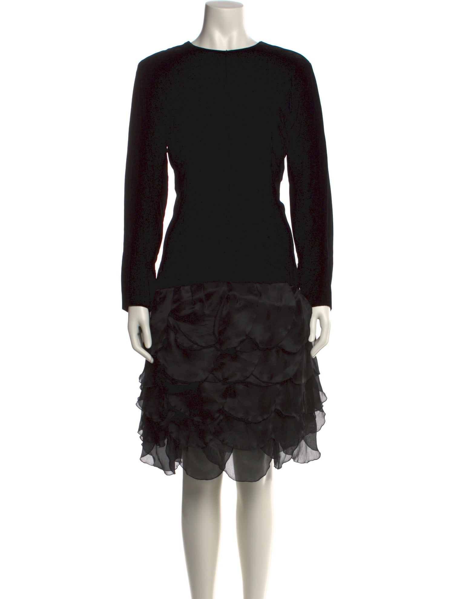 Givenchy Crew Neck Midi Length Dress