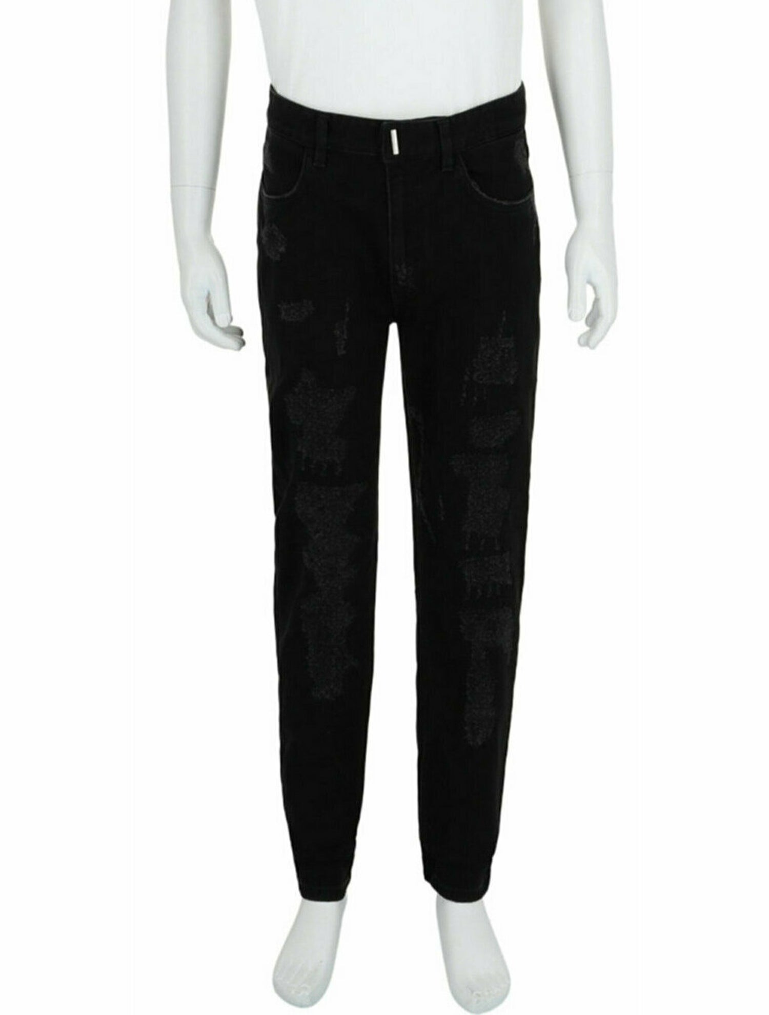 Givenchy Solid Straight-leg Jeans w/ Tags