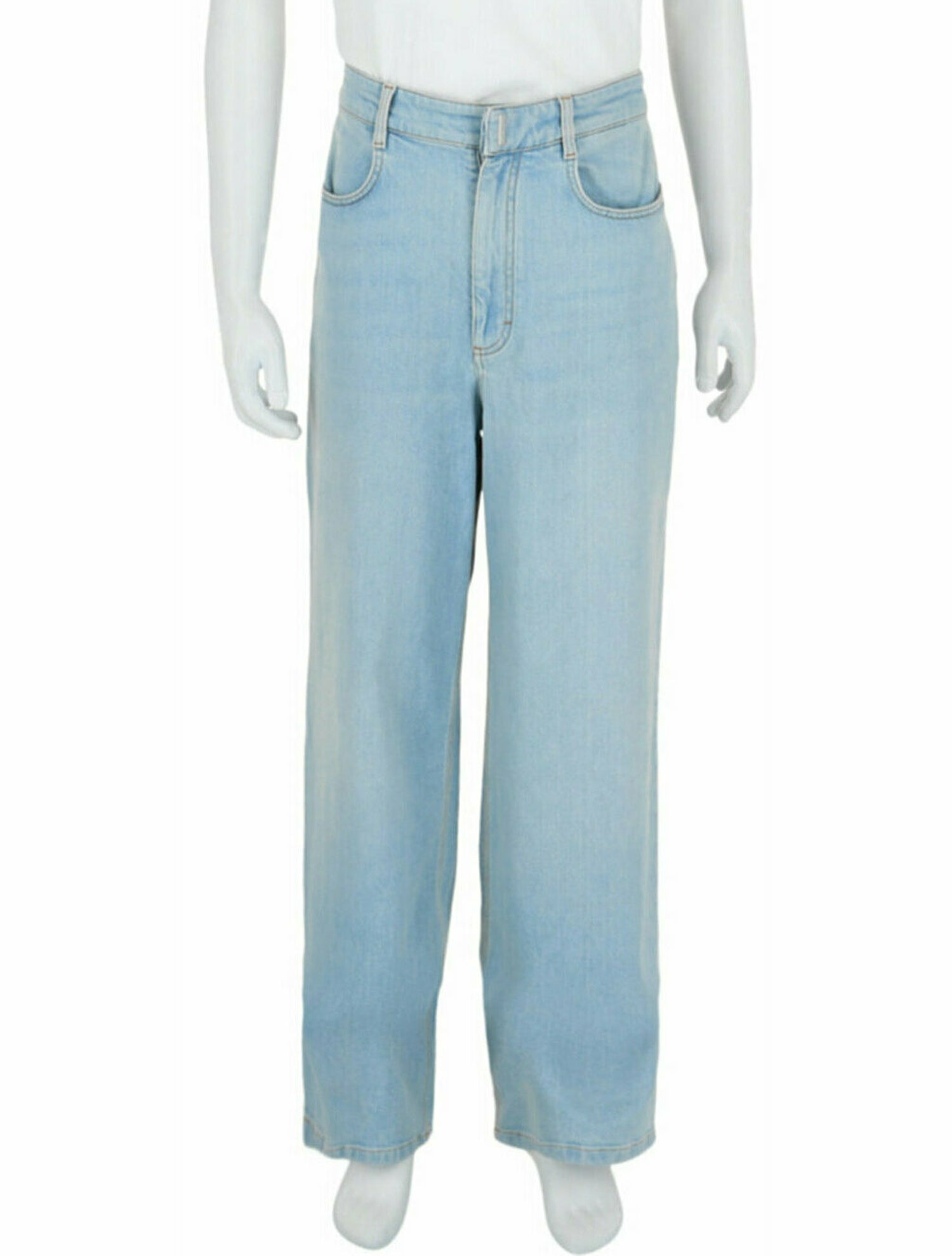 Givenchy Solid Relaxed Fit Jeans w/ Tags