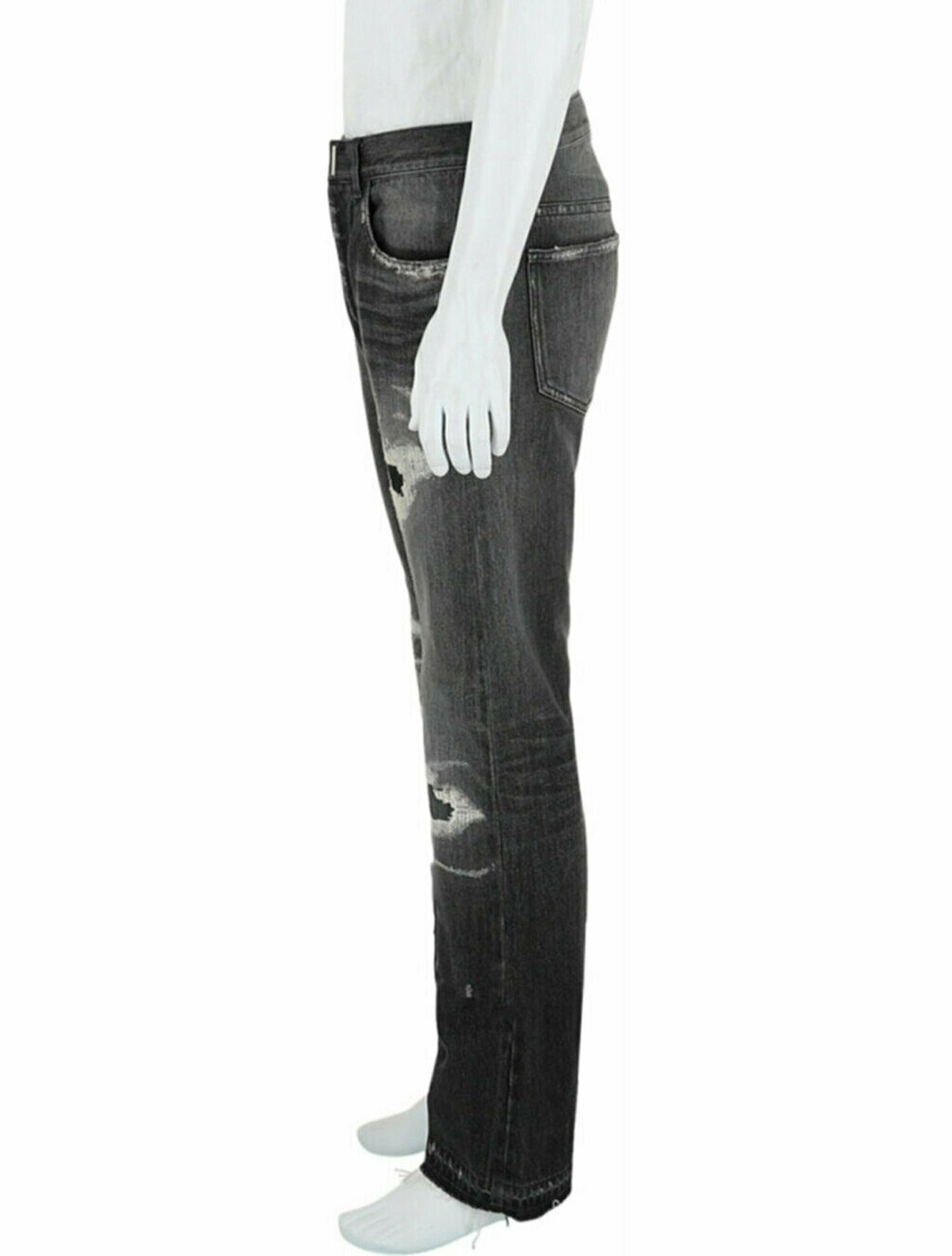 Givenchy Solid Straight-leg Jeans w/ Tags