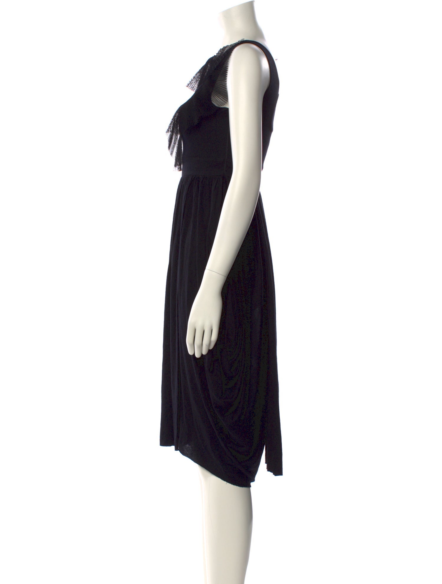 Givenchy Bateau Neckline Midi Length Dress