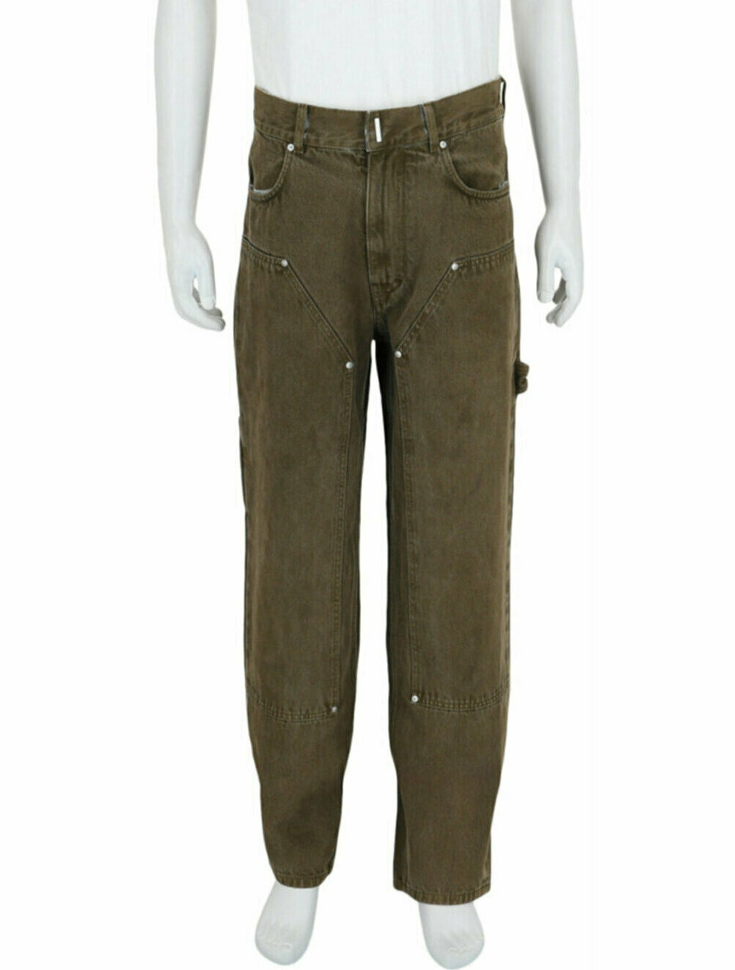 Givenchy Solid Straight-leg Jeans w/ Tags