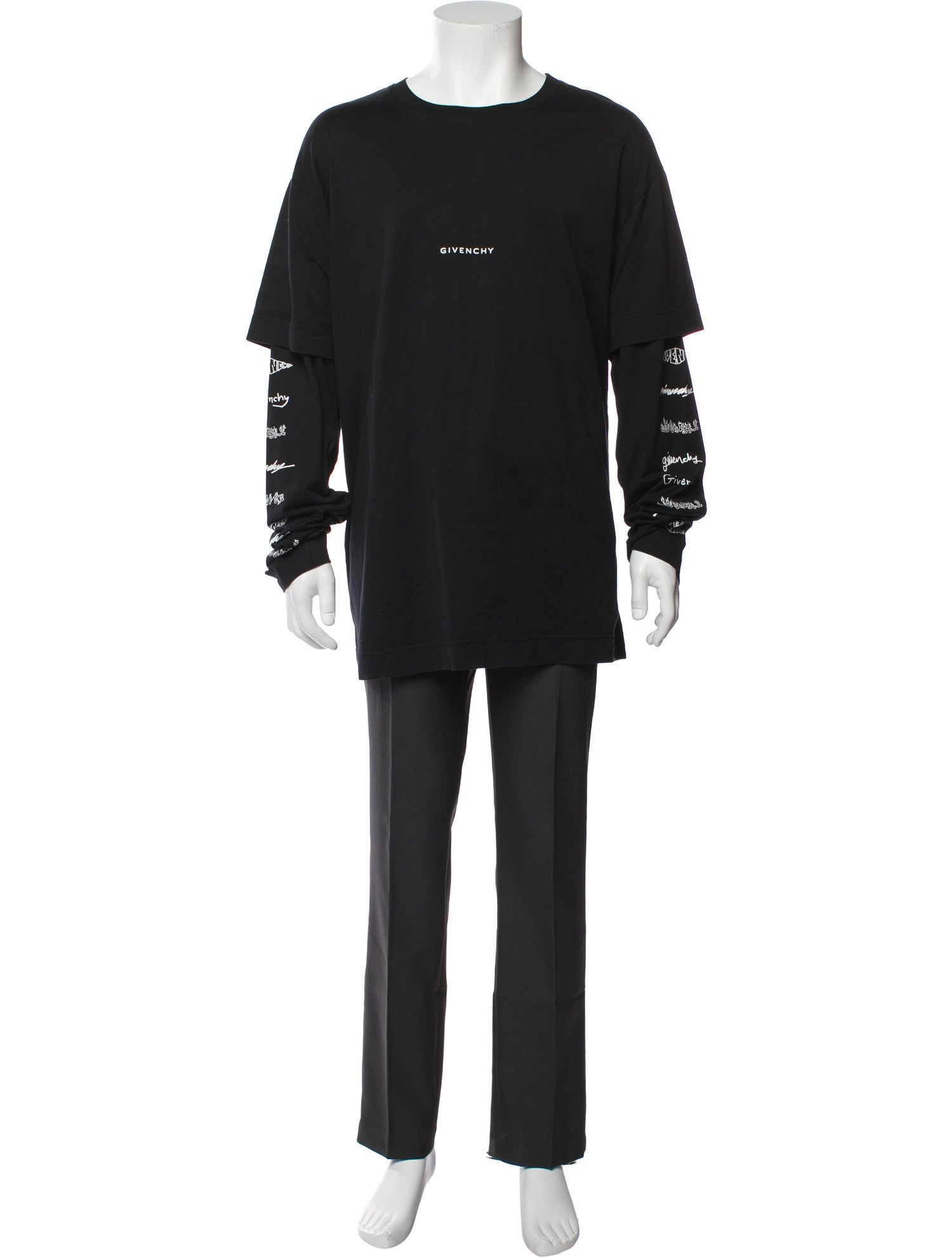 Givenchy Graphic Print Crew Neck T-Shirt