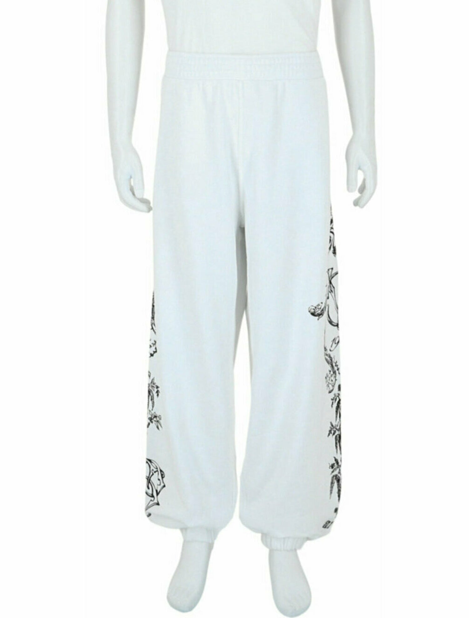 Givenchy Terry Cloth Graphic Print Joggers w/ Tags