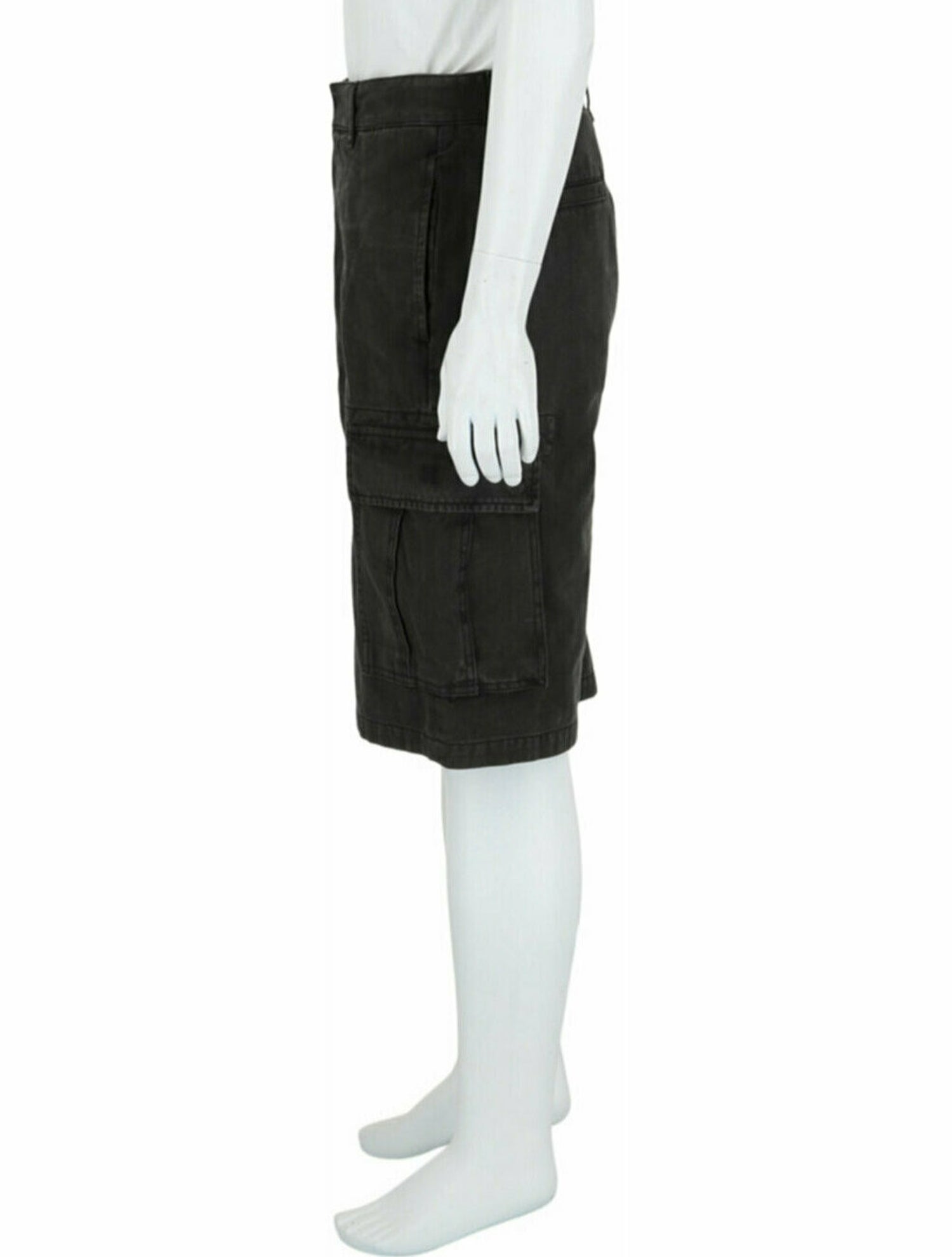 Givenchy Chenille Solid Denim Shorts w/ Tags