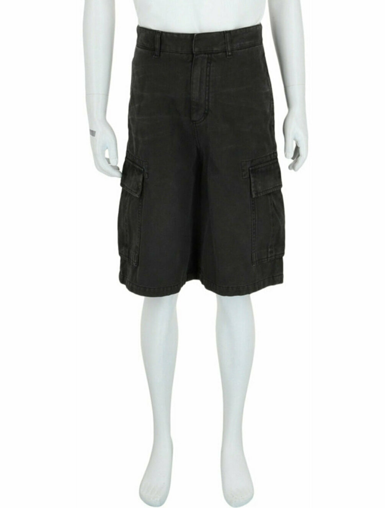 Givenchy Chenille Solid Denim Shorts w/ Tags